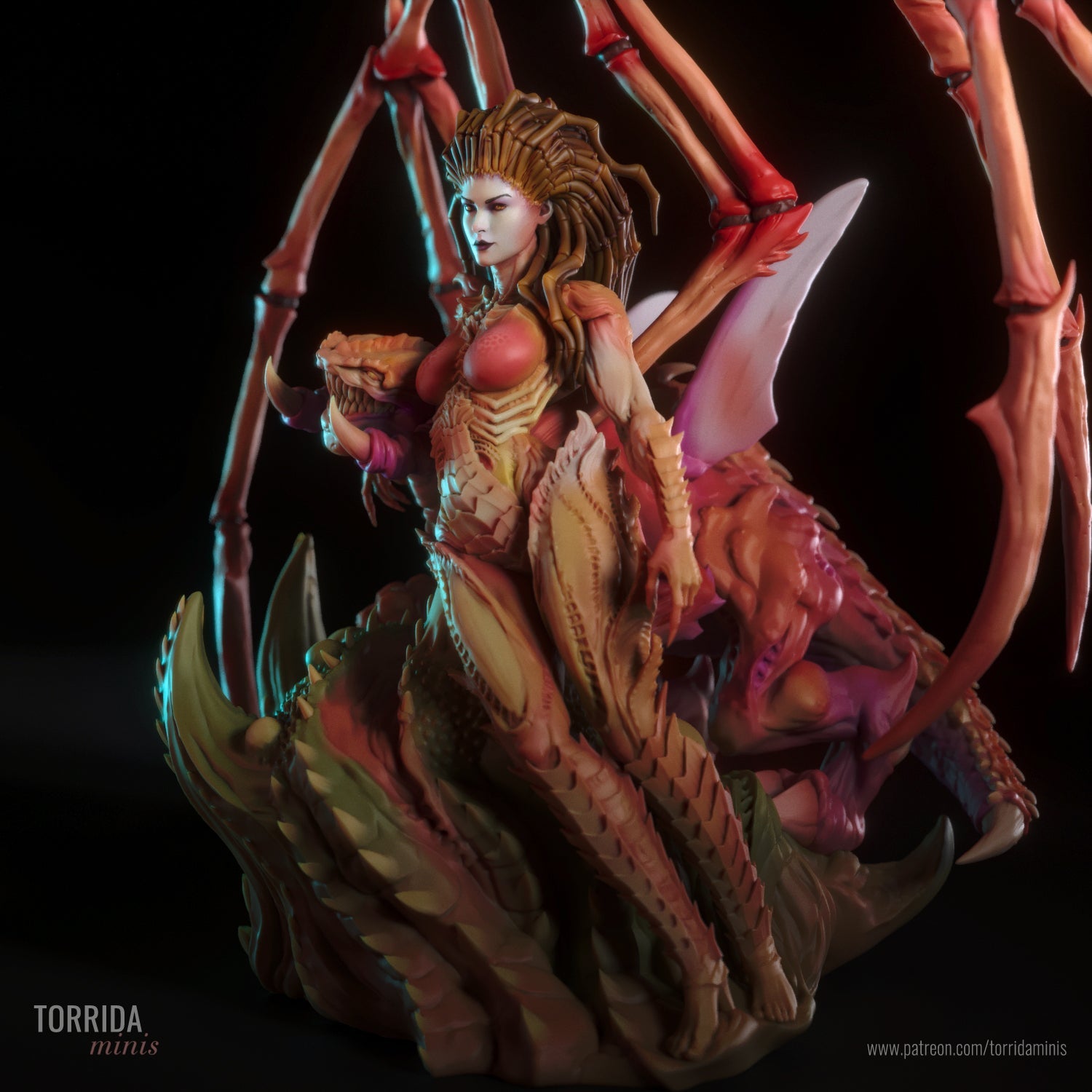 Queen of Blades - Torrida Minis - Dark Forge Arts