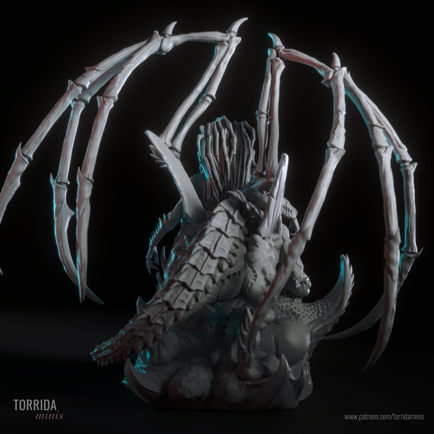 Queen of Blades - Torrida Minis - Dark Forge Arts