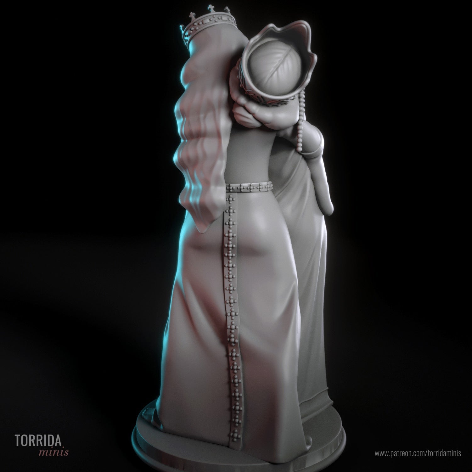 Queens Theodora and Isabella - Torrida Minis - Dark Forge Arts