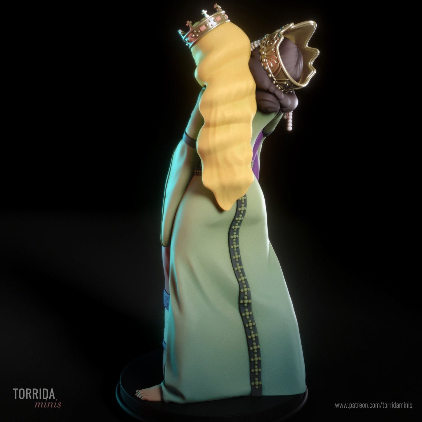 Queens Theodora and Isabella - Torrida Minis - Dark Forge Arts