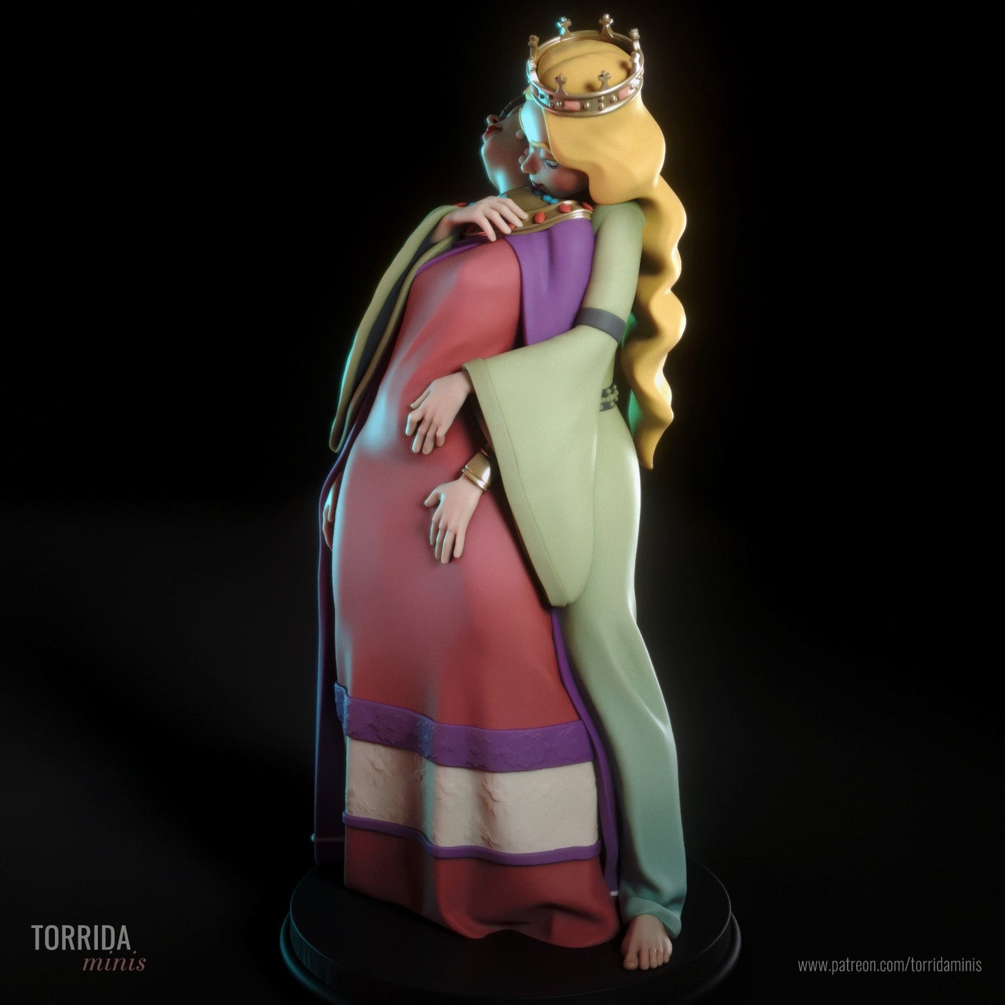 Queens Theodora and Isabella - Torrida Minis - Dark Forge Arts