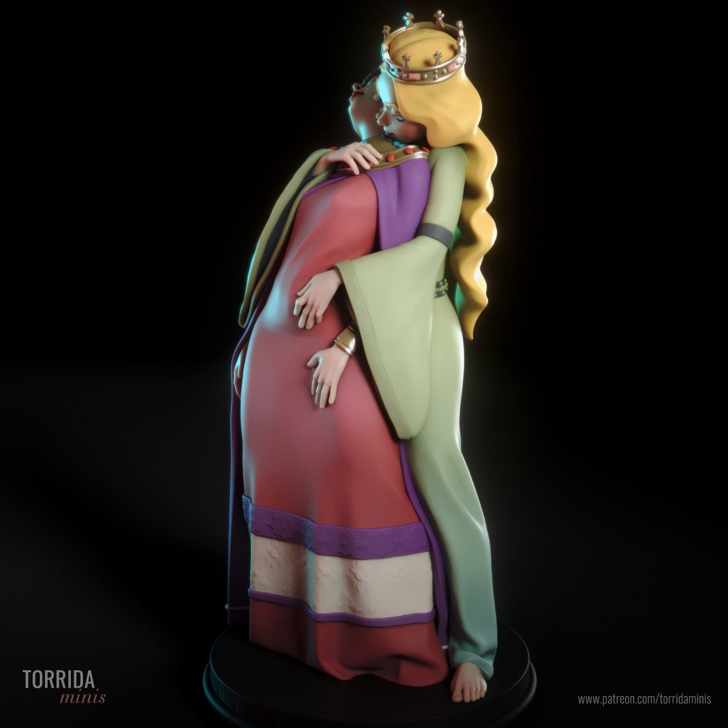 Queens Theodora and Isabella - Torrida Minis - Dark Forge Arts