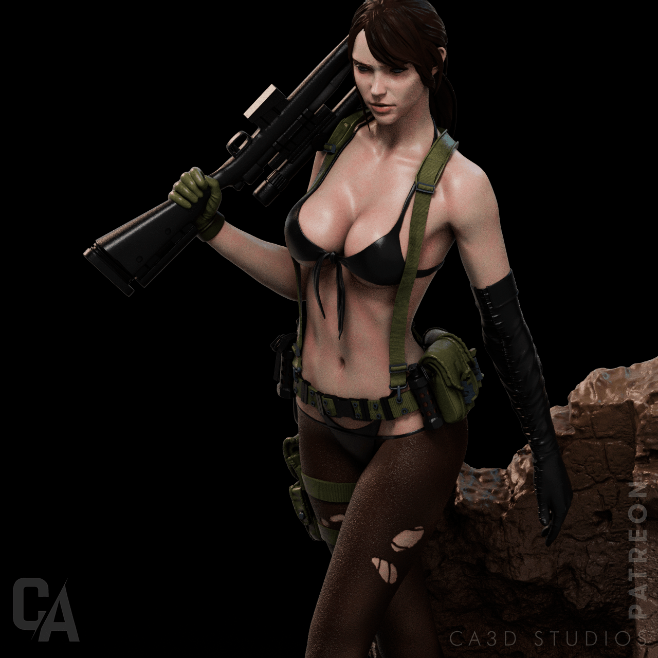 Quiet - CA 3D Studios - Dark Forge Arts