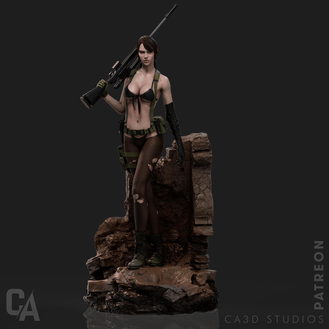 Quiet - CA 3D Studios - Dark Forge Arts