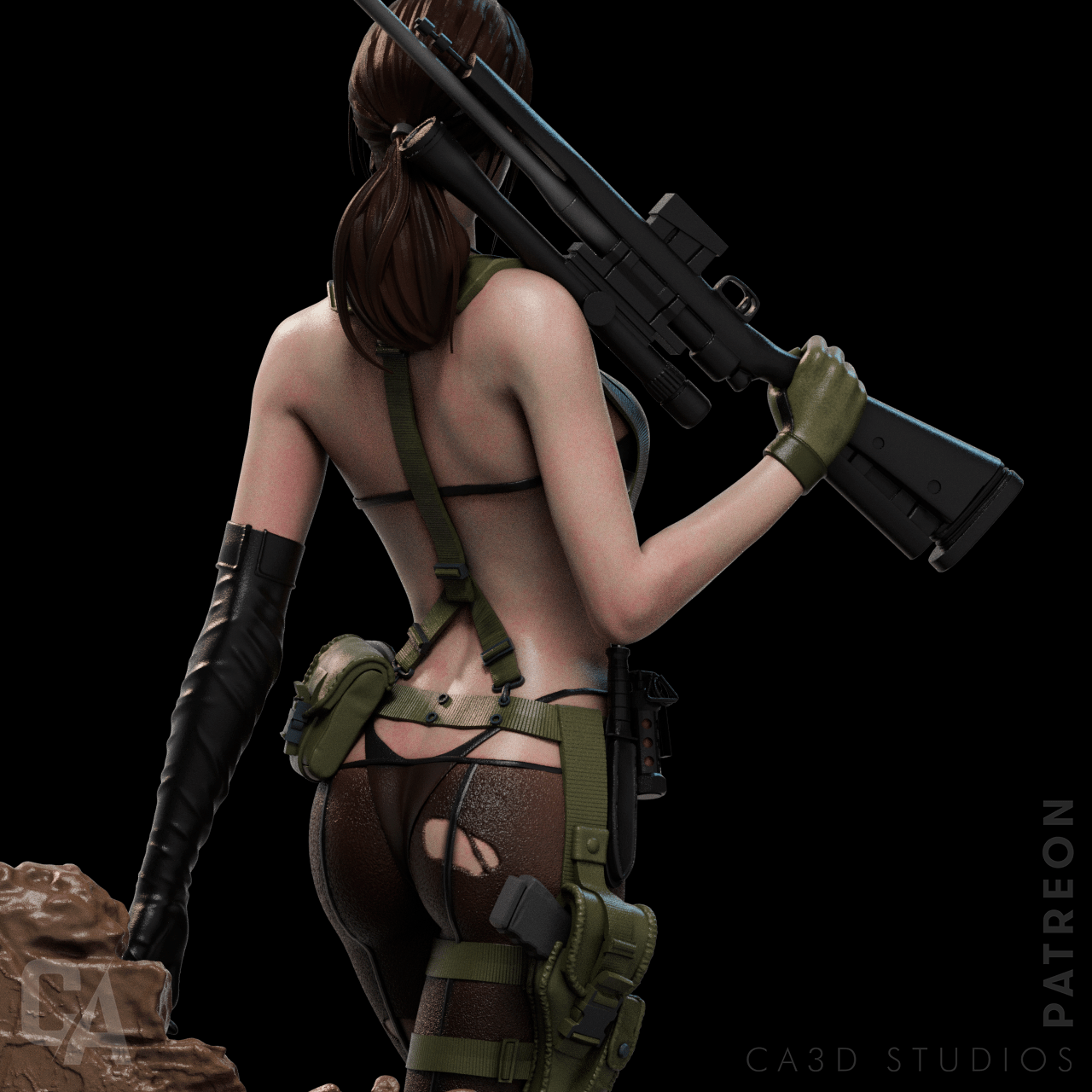 Quiet - CA 3D Studios - Dark Forge Arts