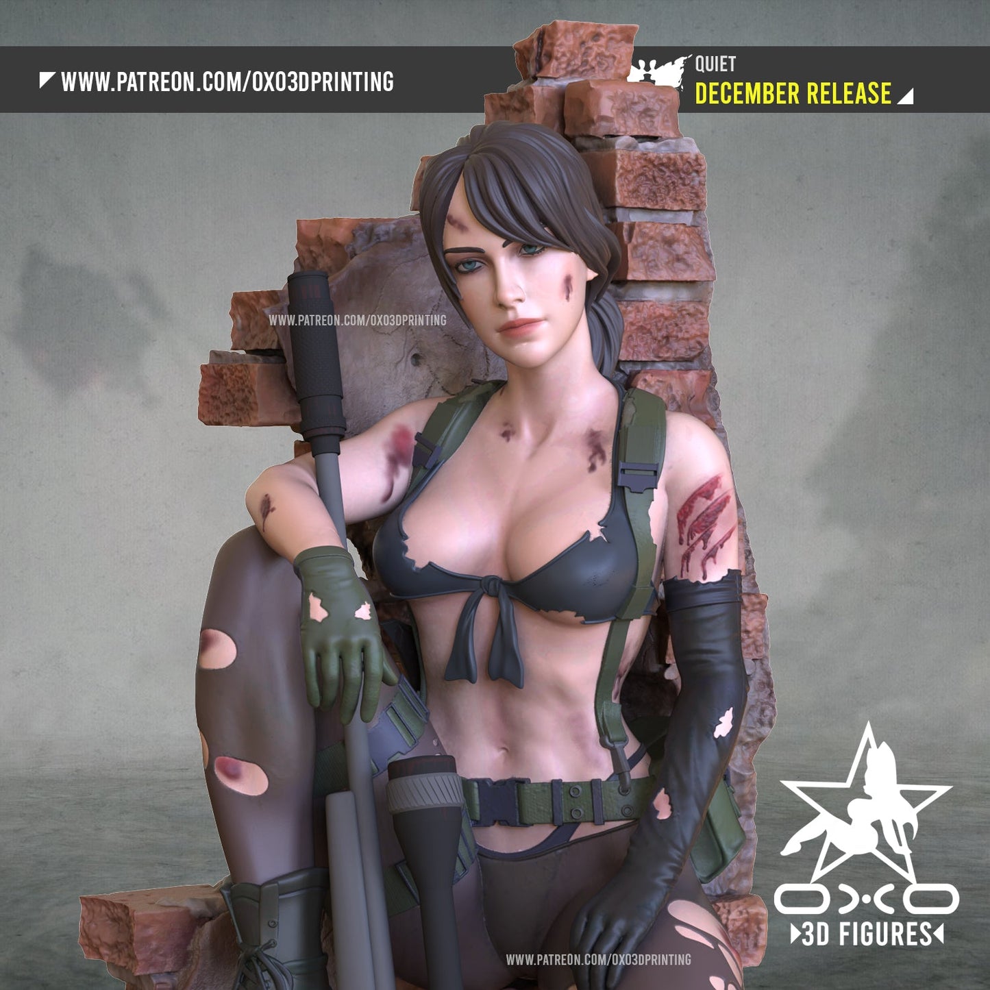 Quiet Metal Gear - OXO3D - Dark Forge Arts