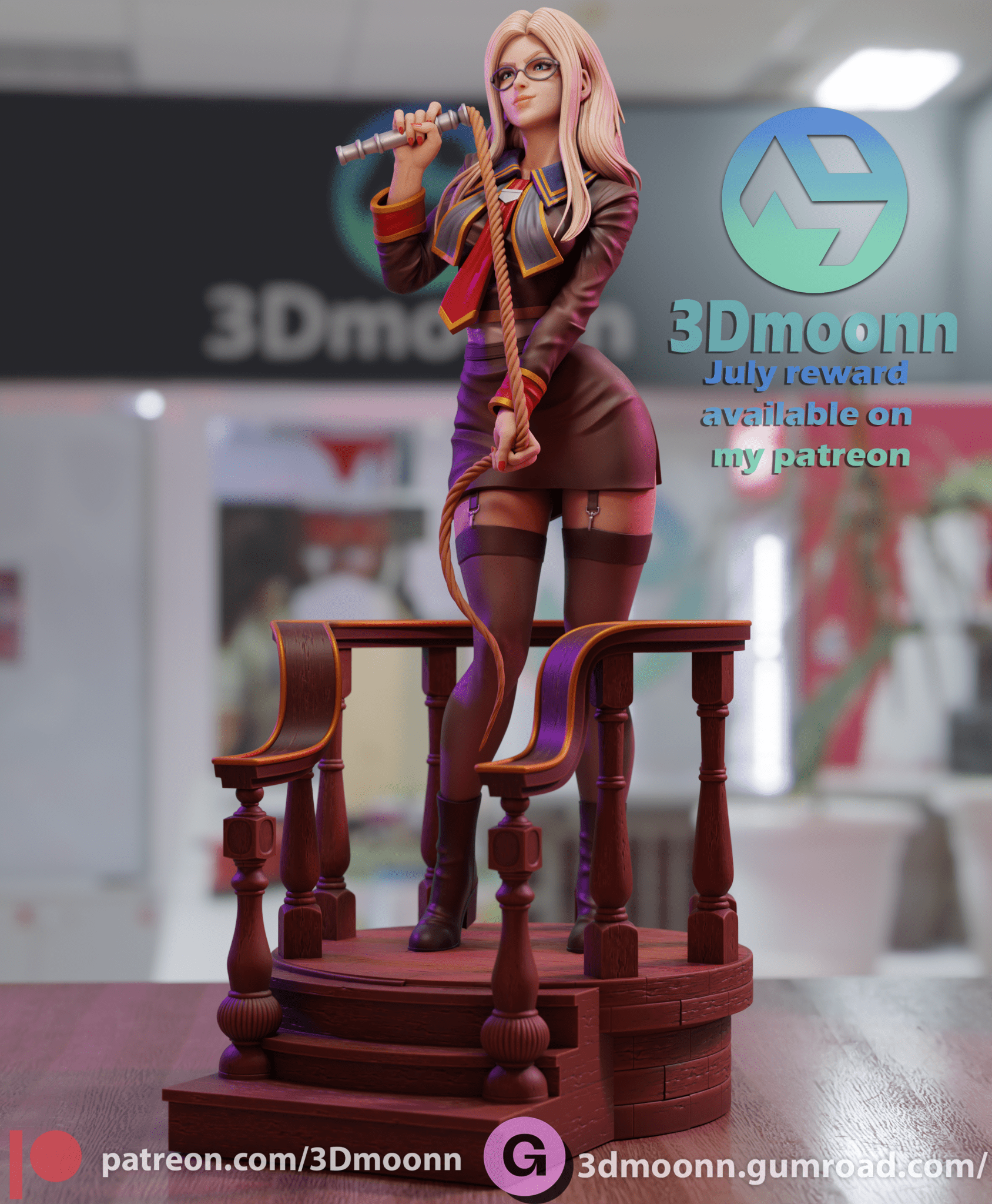 Quistis - 3DMoonn - Dark Forge Arts