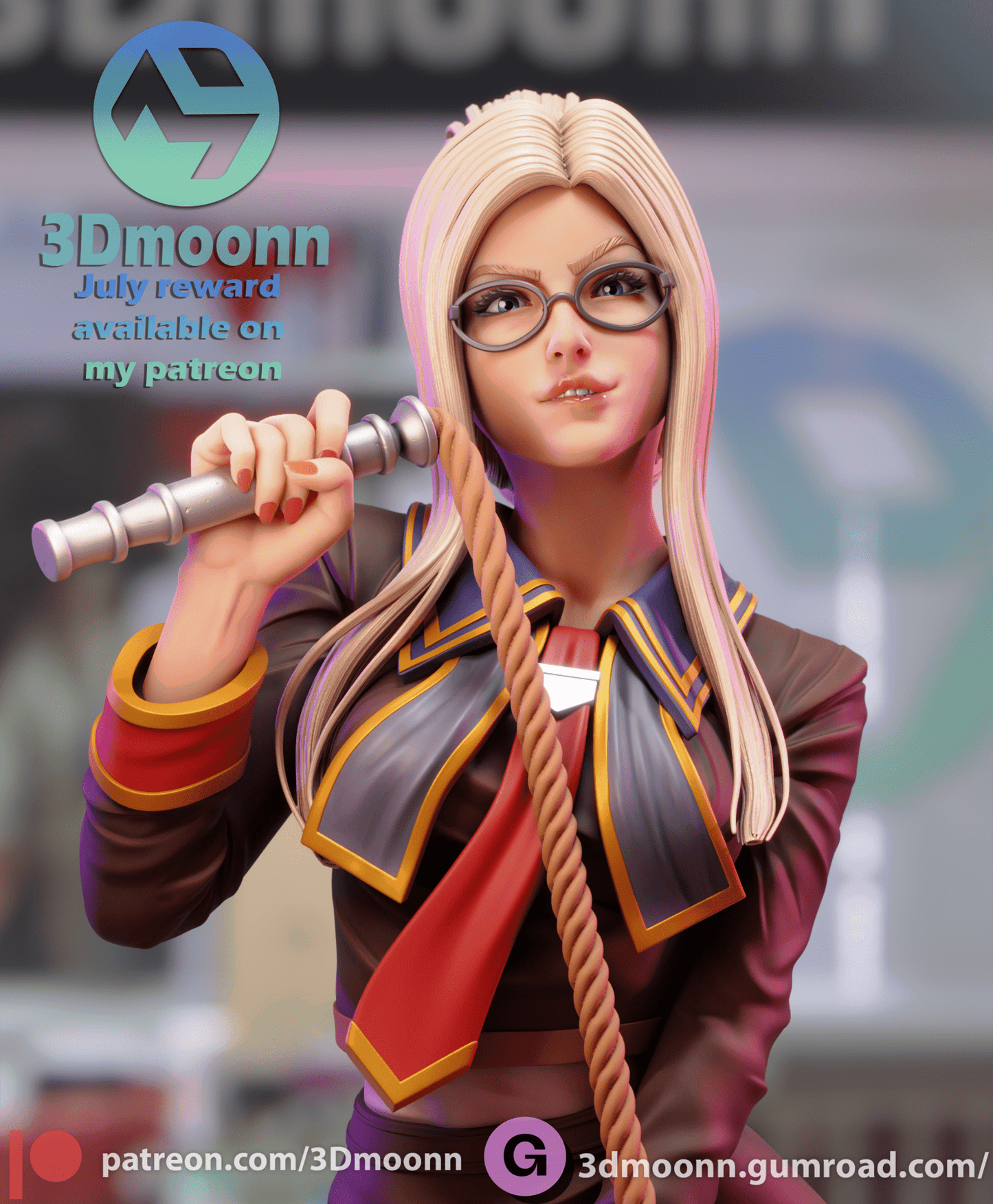 Quistis - 3DMoonn - Dark Forge Arts