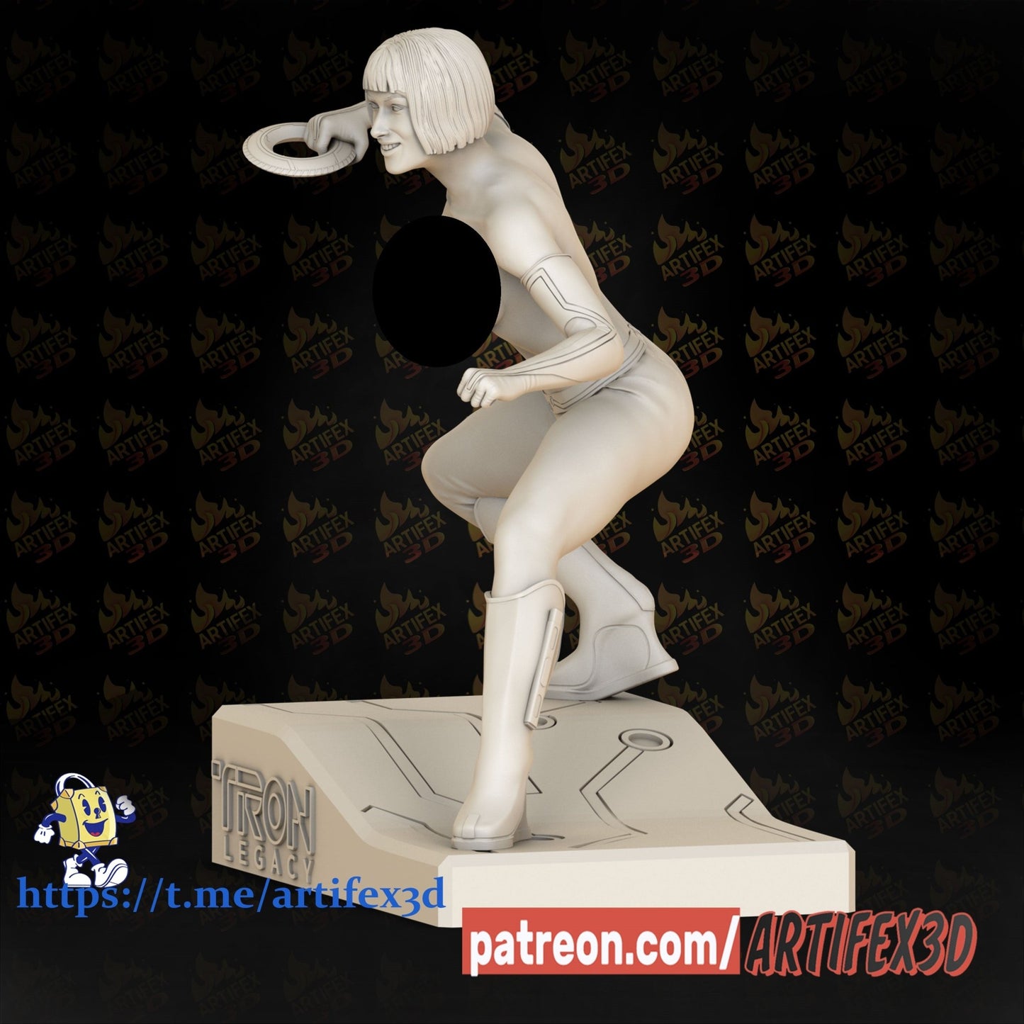 Quorra Tron - Artifex3D - Dark Forge Arts