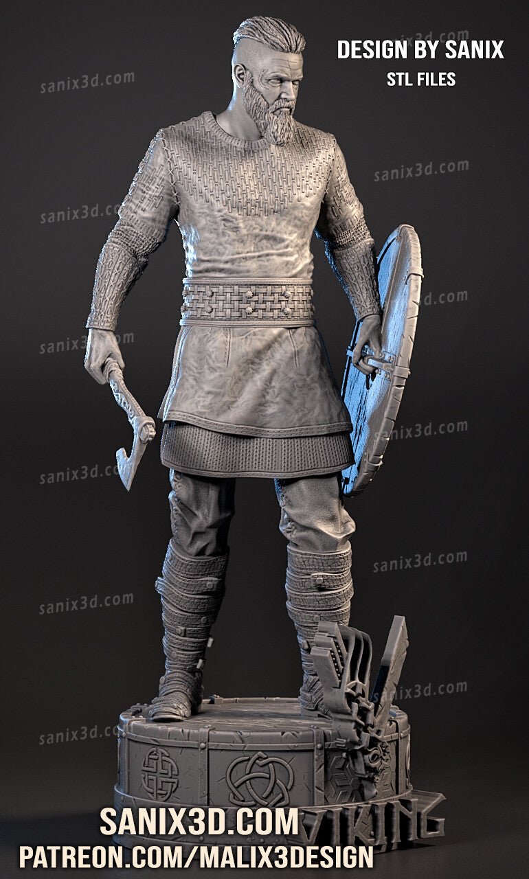 Ragnar Lothbrok - Sanix3D - Dark Forge Arts