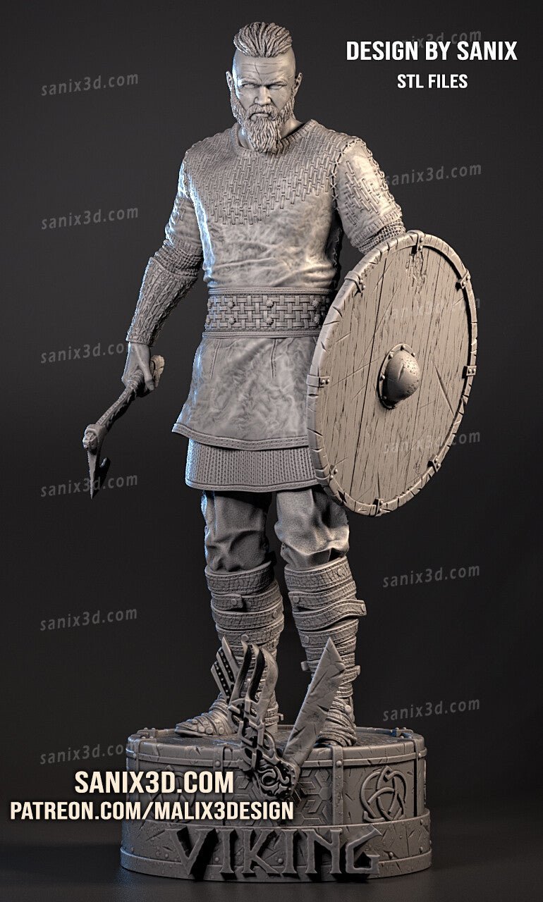 Ragnar Lothbrok - Sanix3D - Dark Forge Arts