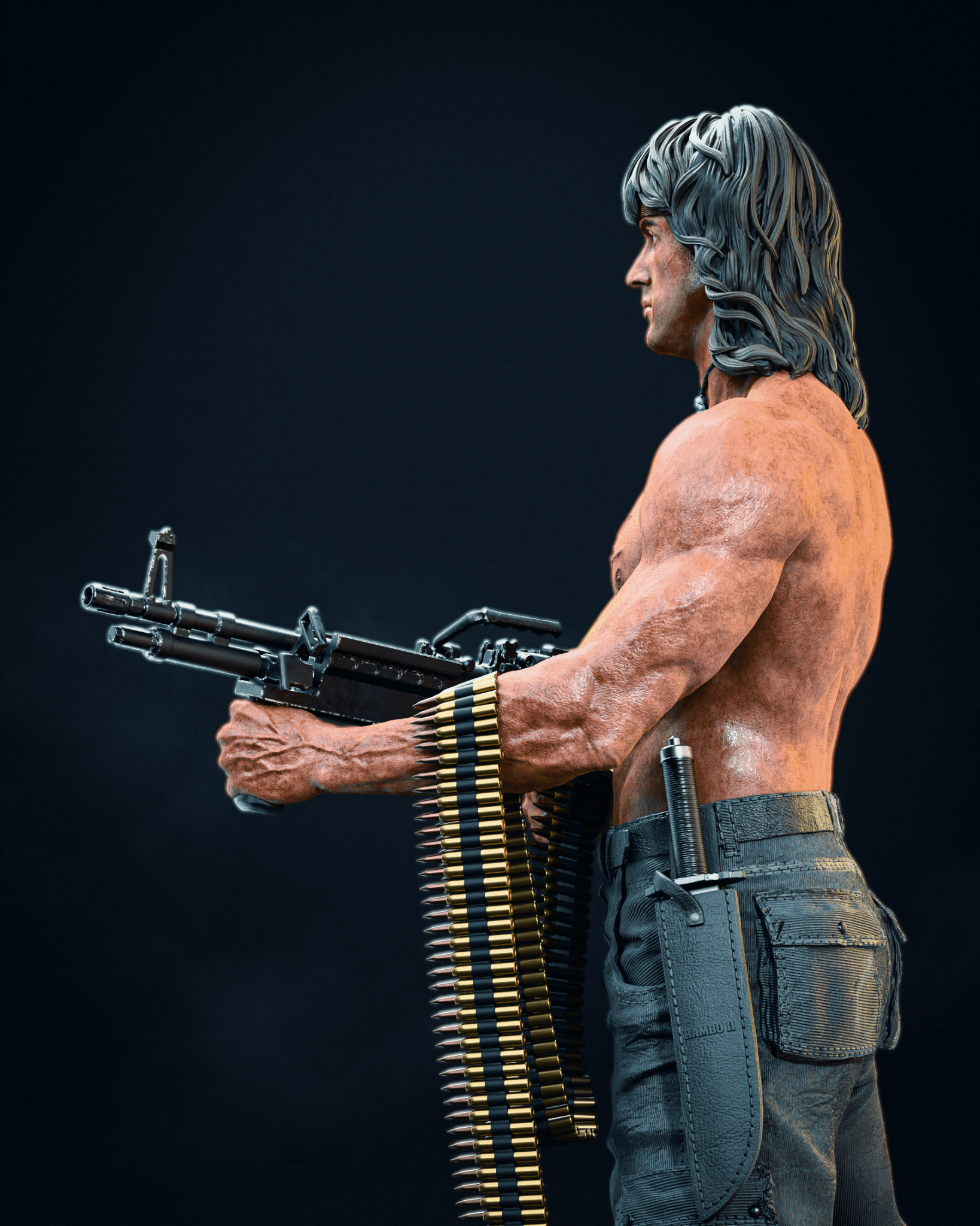 Rambo, Cobra and Hawk - CA 3D Studios - Dark Forge Arts