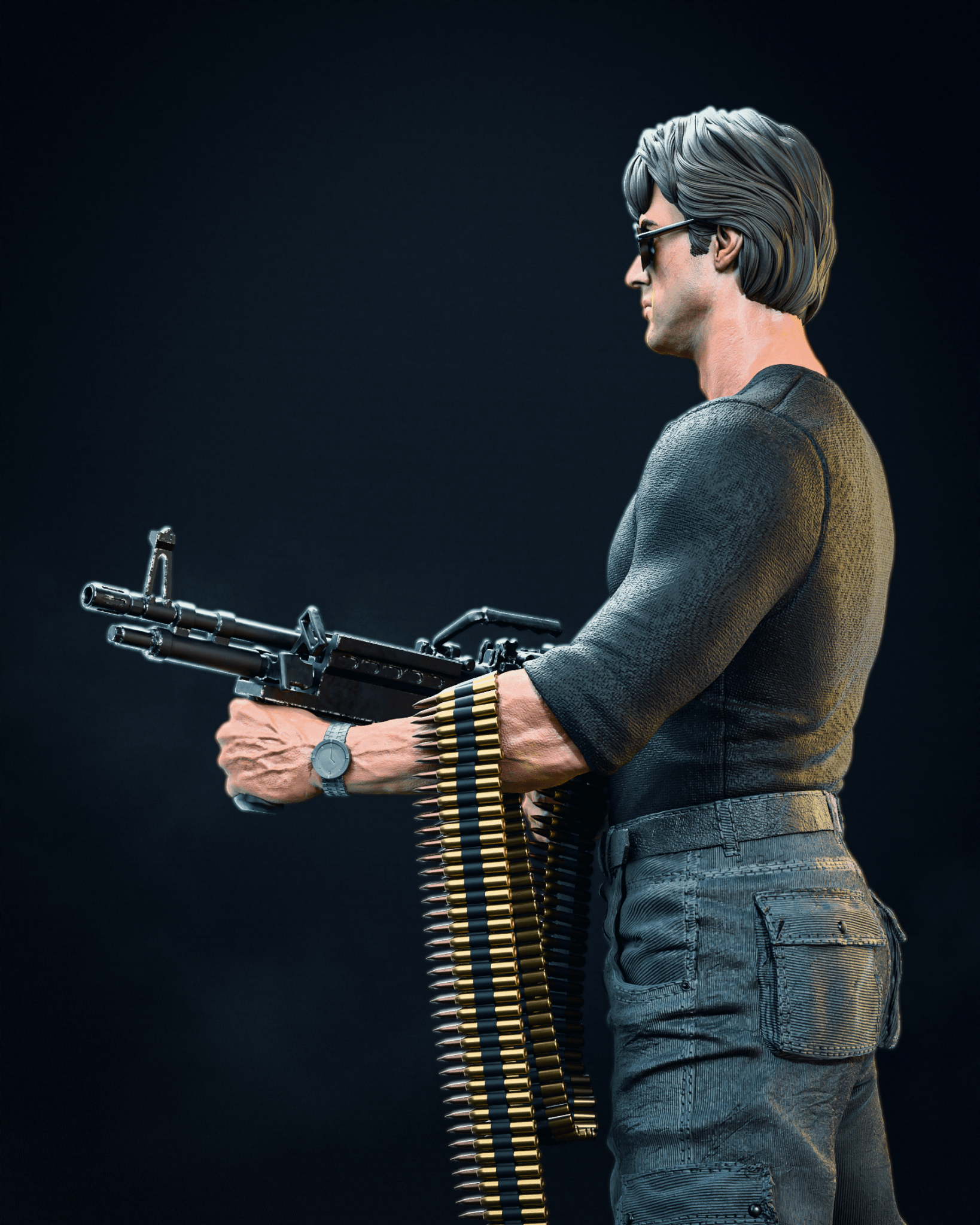 Rambo, Cobra and Hawk - CA 3D Studios - Dark Forge Arts