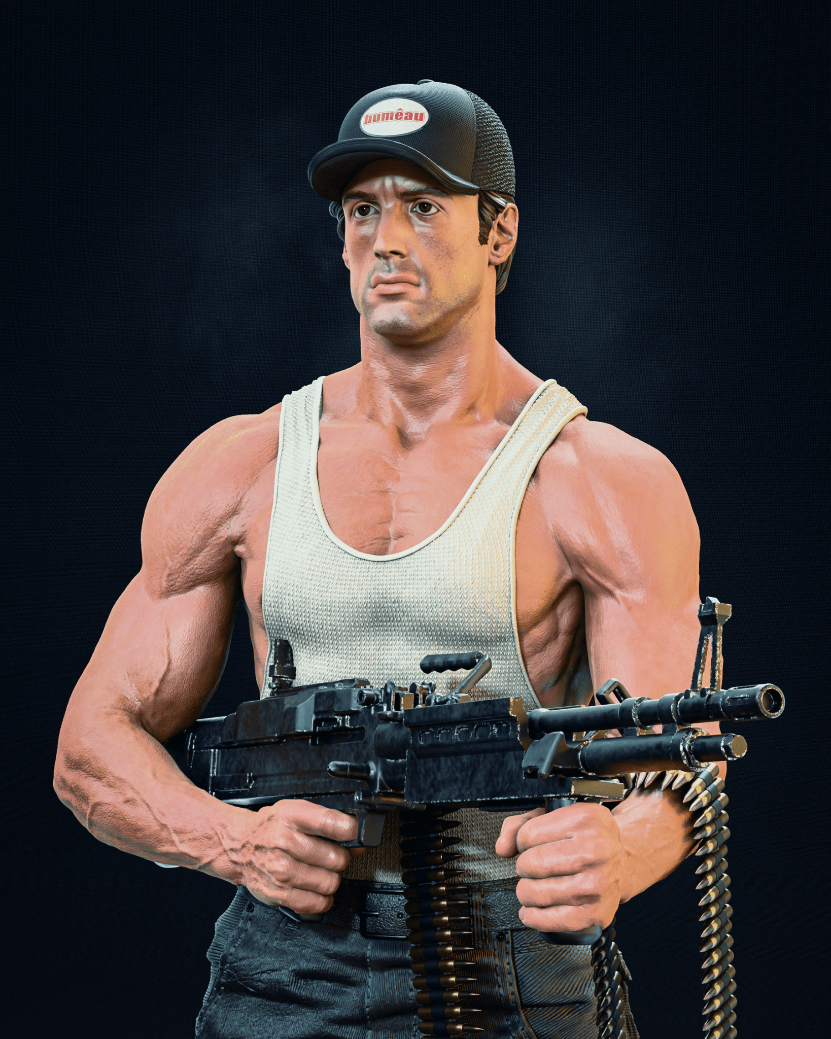 Rambo, Cobra and Hawk - CA 3D Studios - Dark Forge Arts
