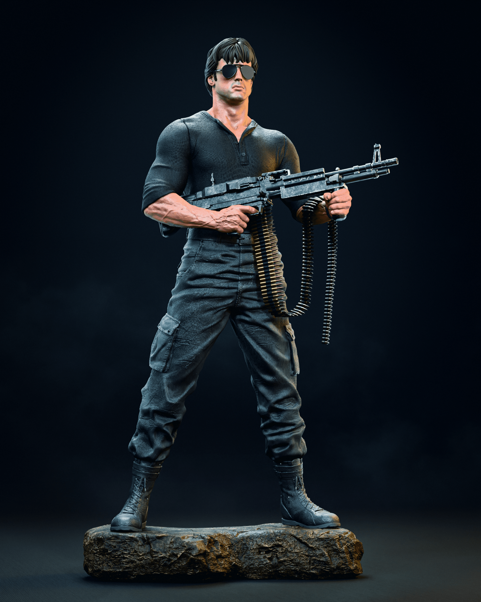 Rambo, Cobra and Hawk - CA 3D Studios - Dark Forge Arts