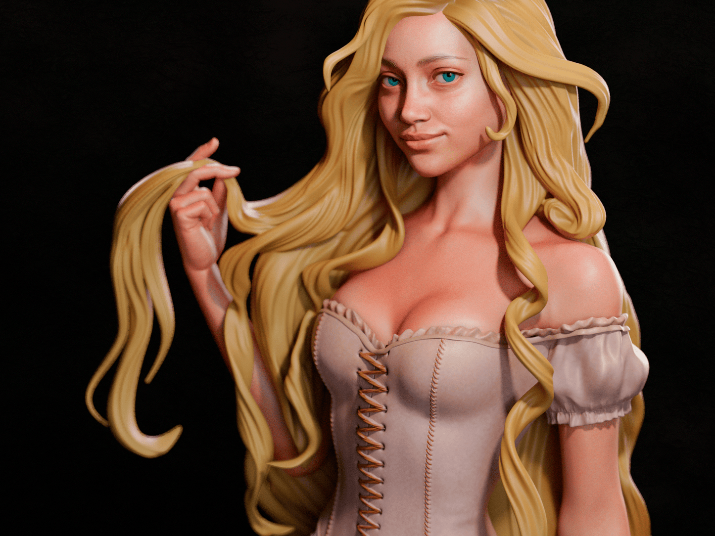 Rapunzel - CA 3D Studios - Dark Forge Arts