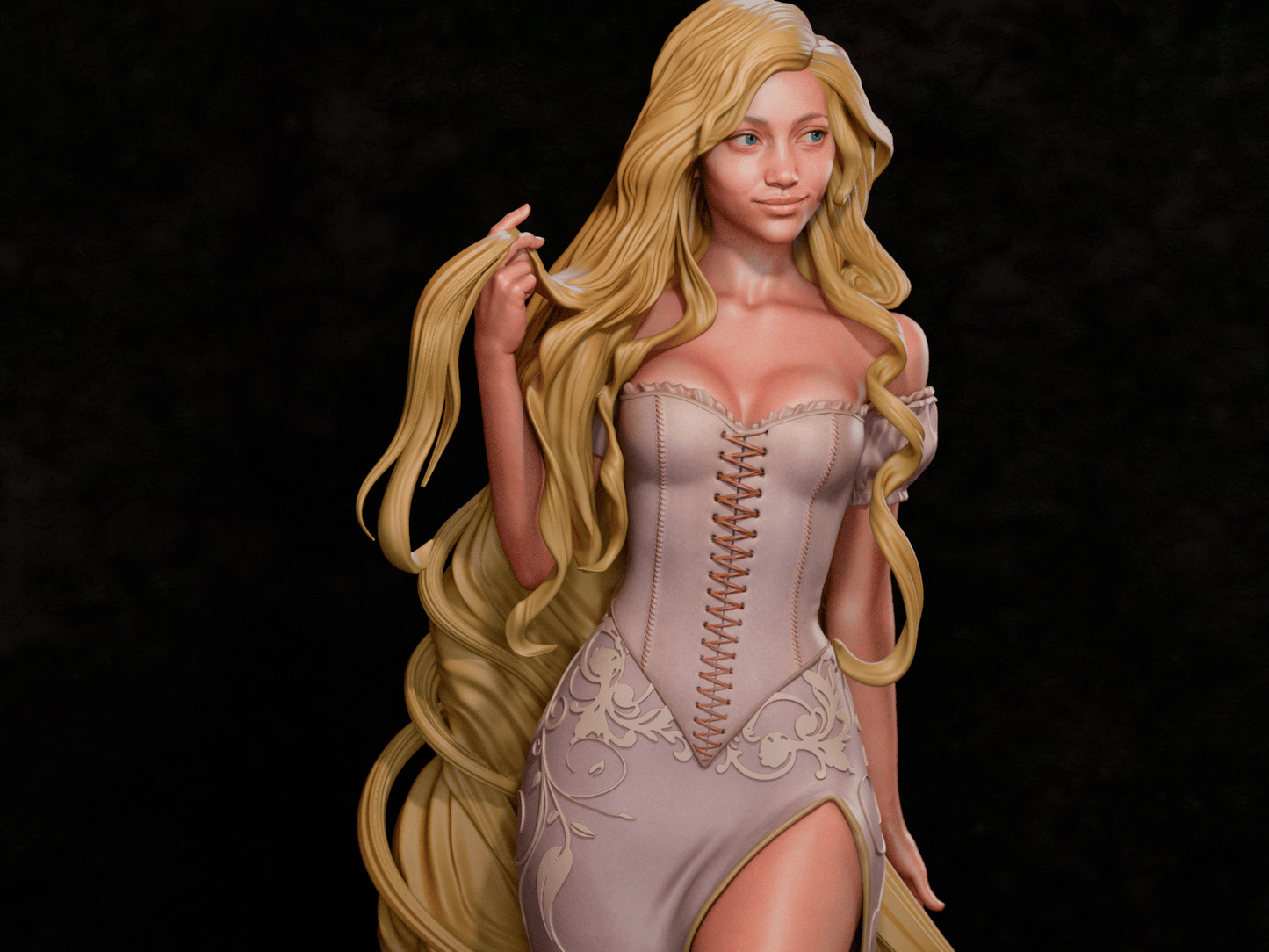 Rapunzel - CA 3D Studios - Dark Forge Arts