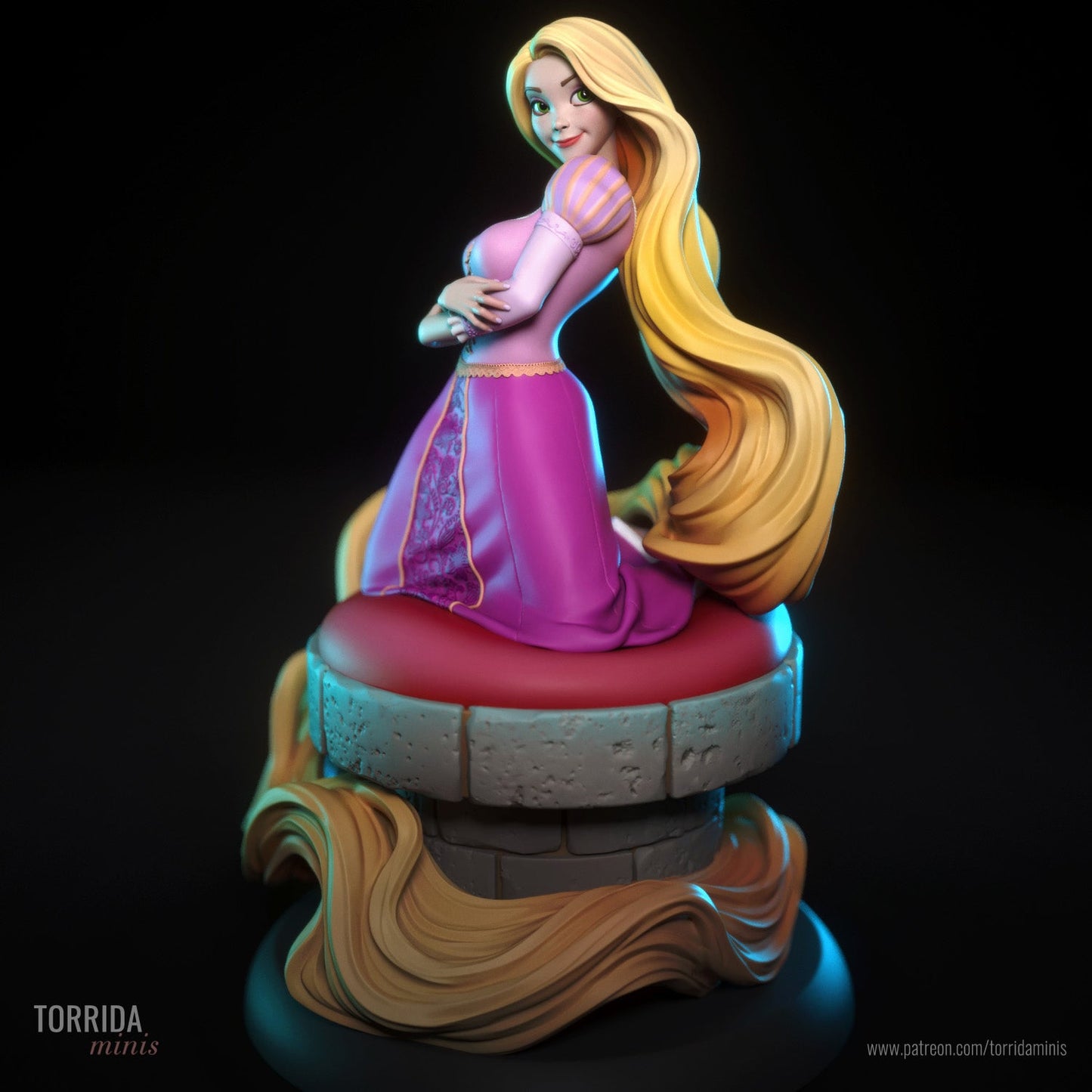 Rapunzel - Torrida Minis - Dark Forge Arts