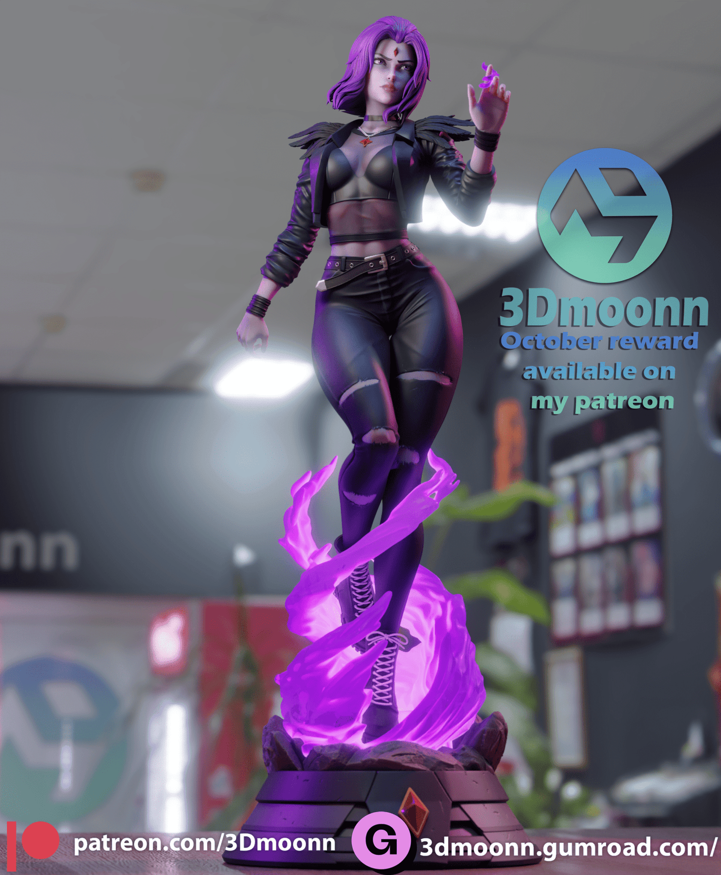 Raven - 3DMoonn - Dark Forge Arts
