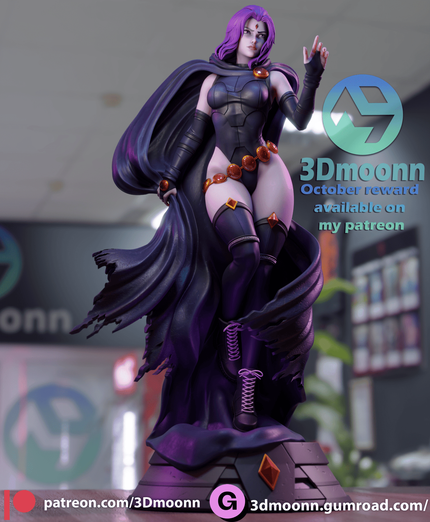 Raven - 3DMoonn - Dark Forge Arts