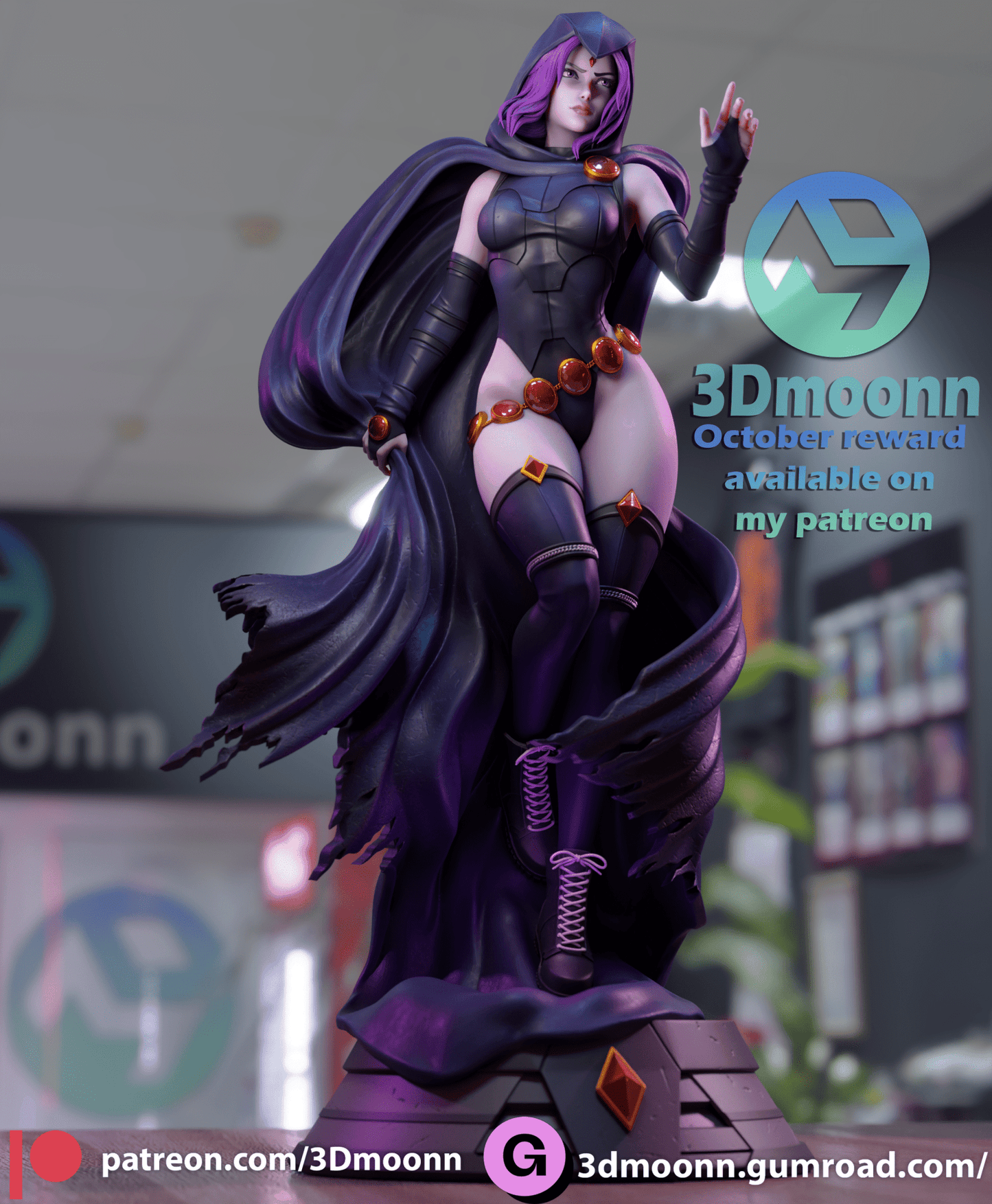 Raven - 3DMoonn - Dark Forge Arts