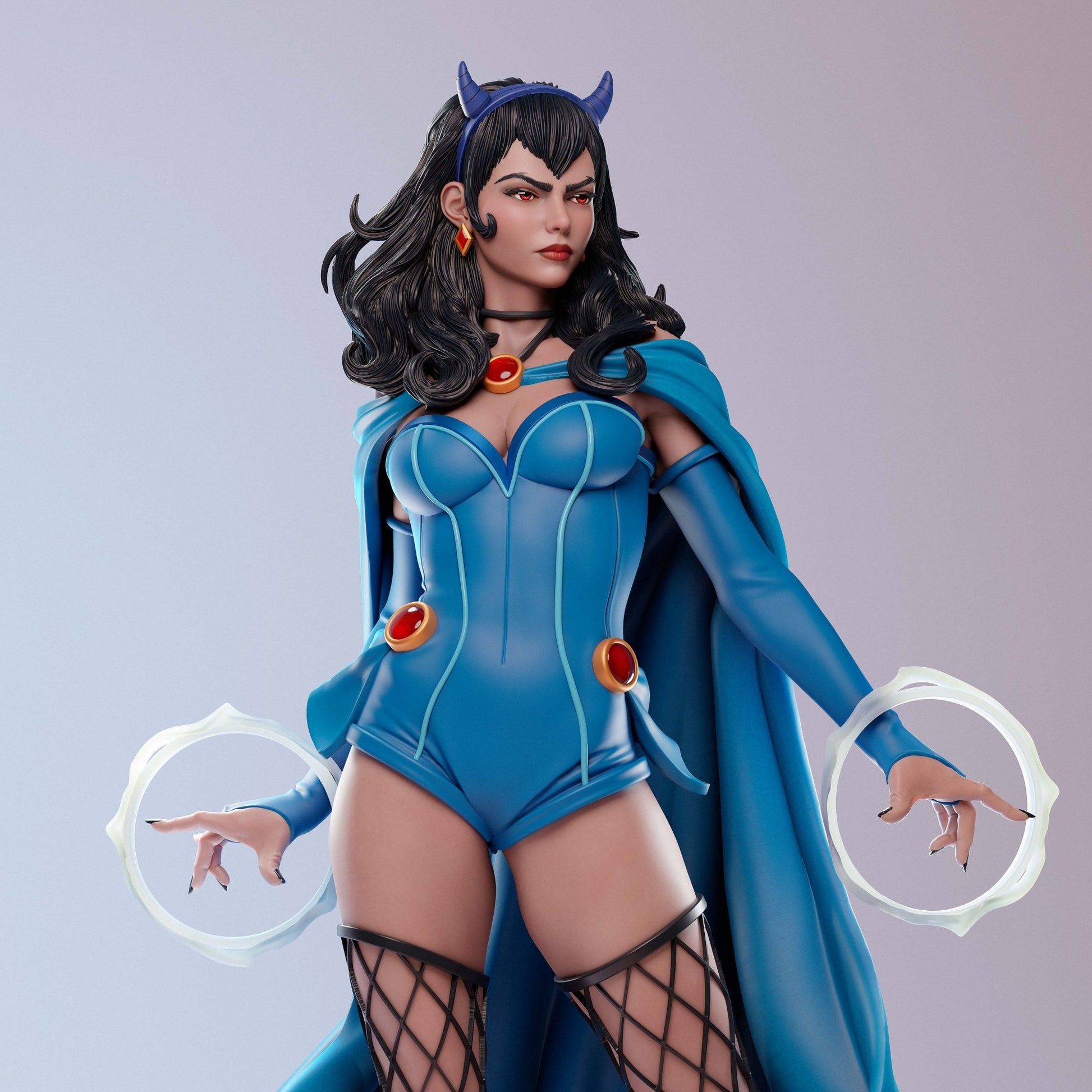 Raven Bombshell - Abe3D - Dark Forge Arts