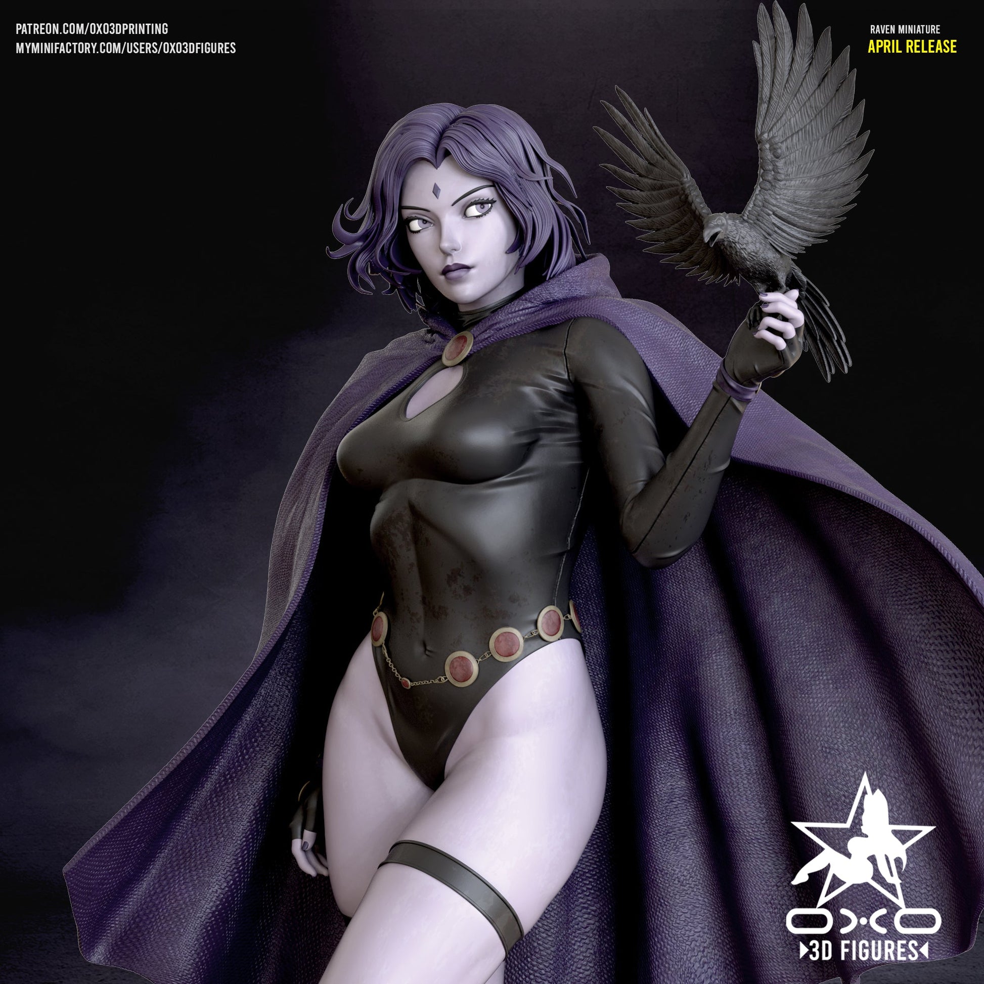 Raven - OXO3D - Dark Forge Arts