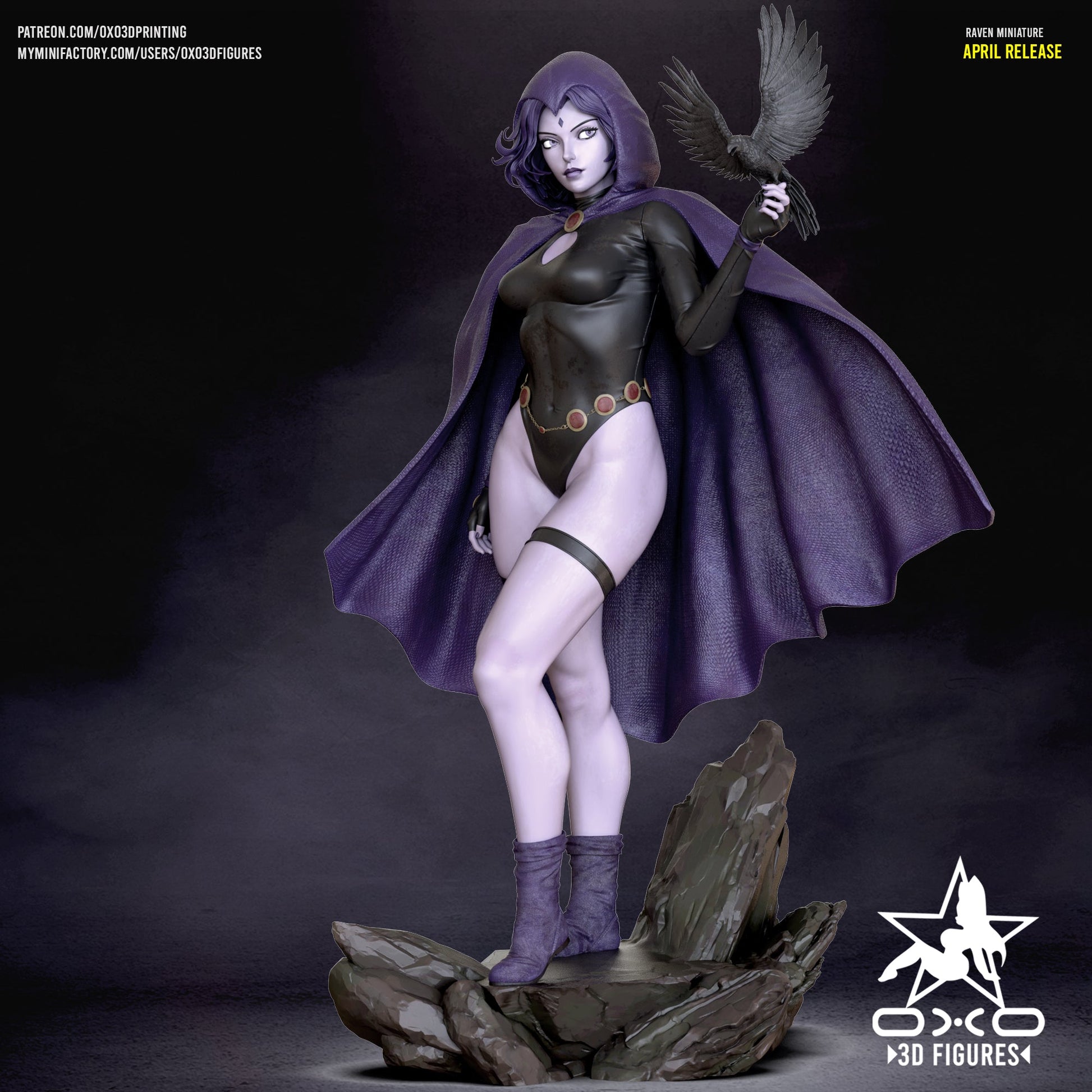 Raven - OXO3D - Dark Forge Arts
