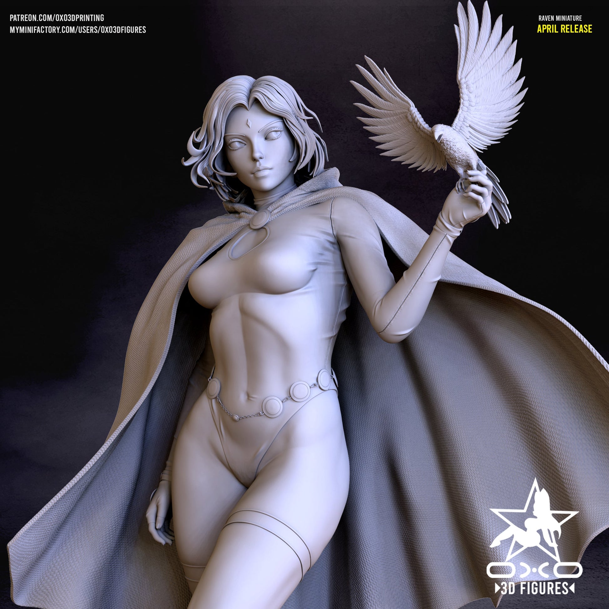 Raven - OXO3D - Dark Forge Arts