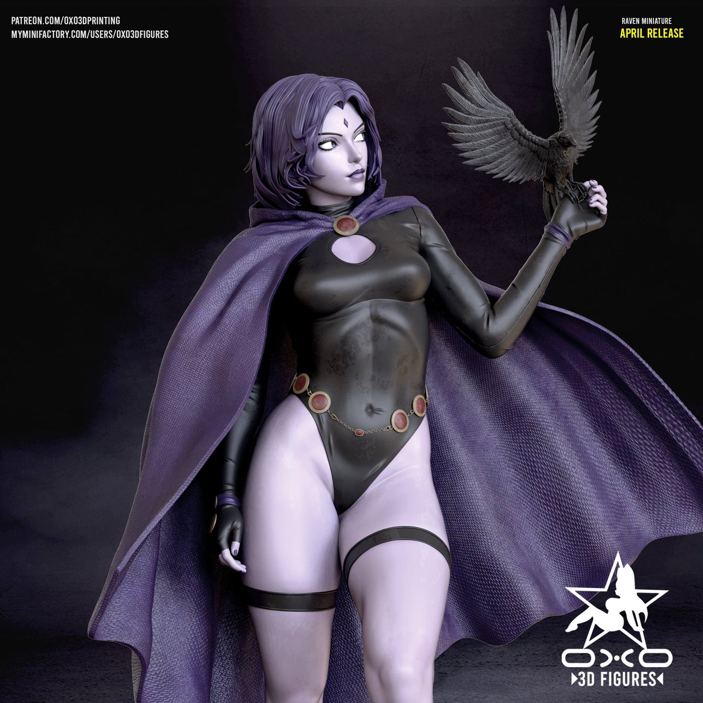 Raven - OXO3D - Dark Forge Arts