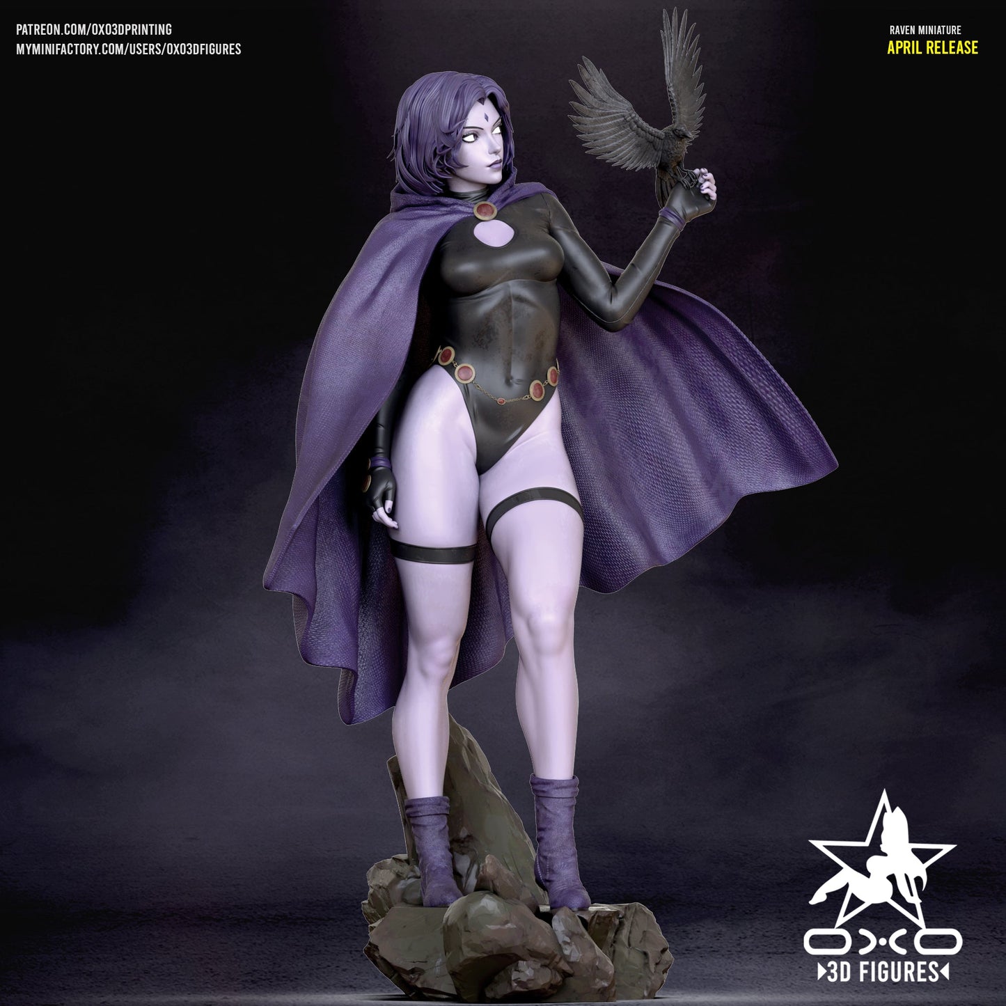 Raven - OXO3D - Dark Forge Arts