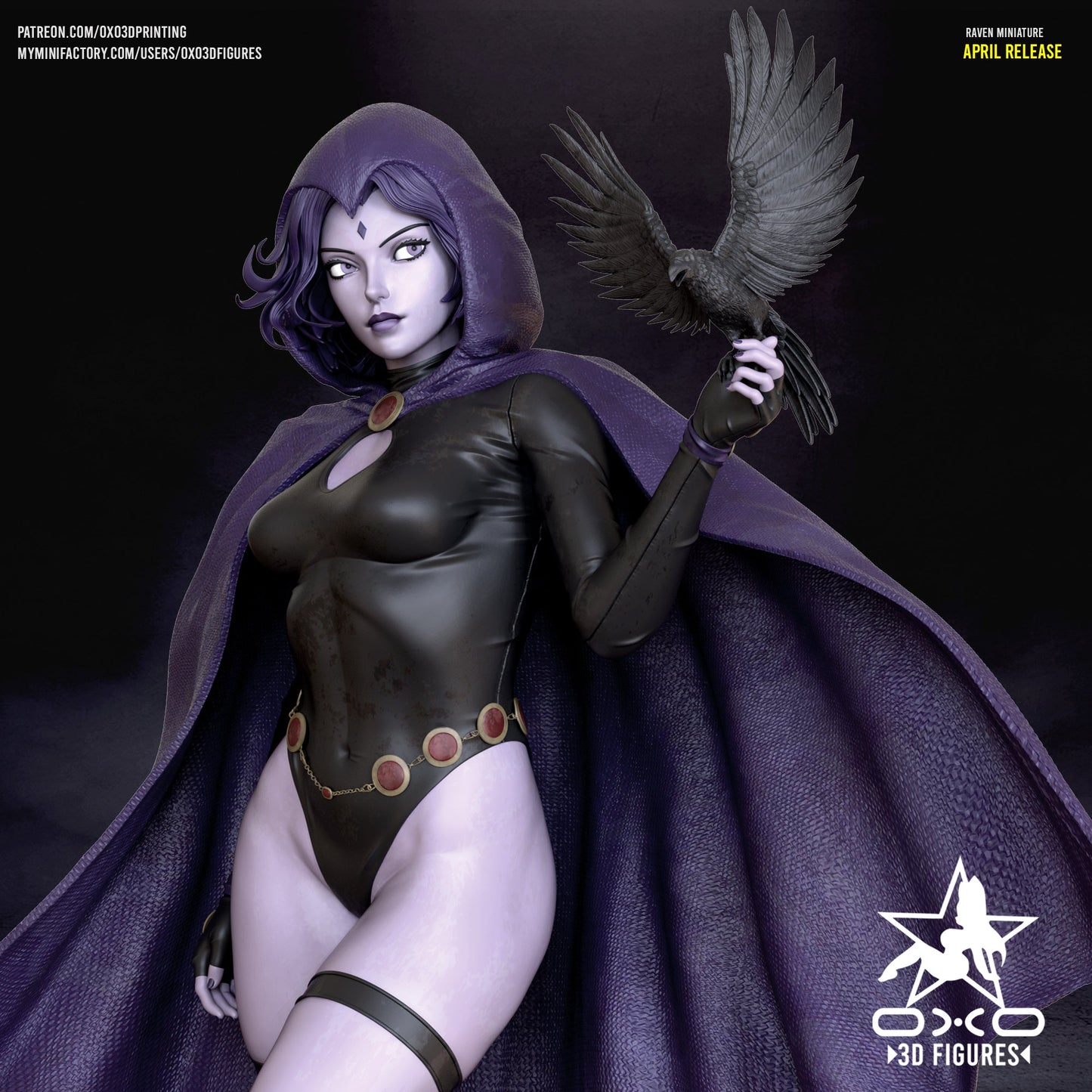 Raven - OXO3D - Dark Forge Arts