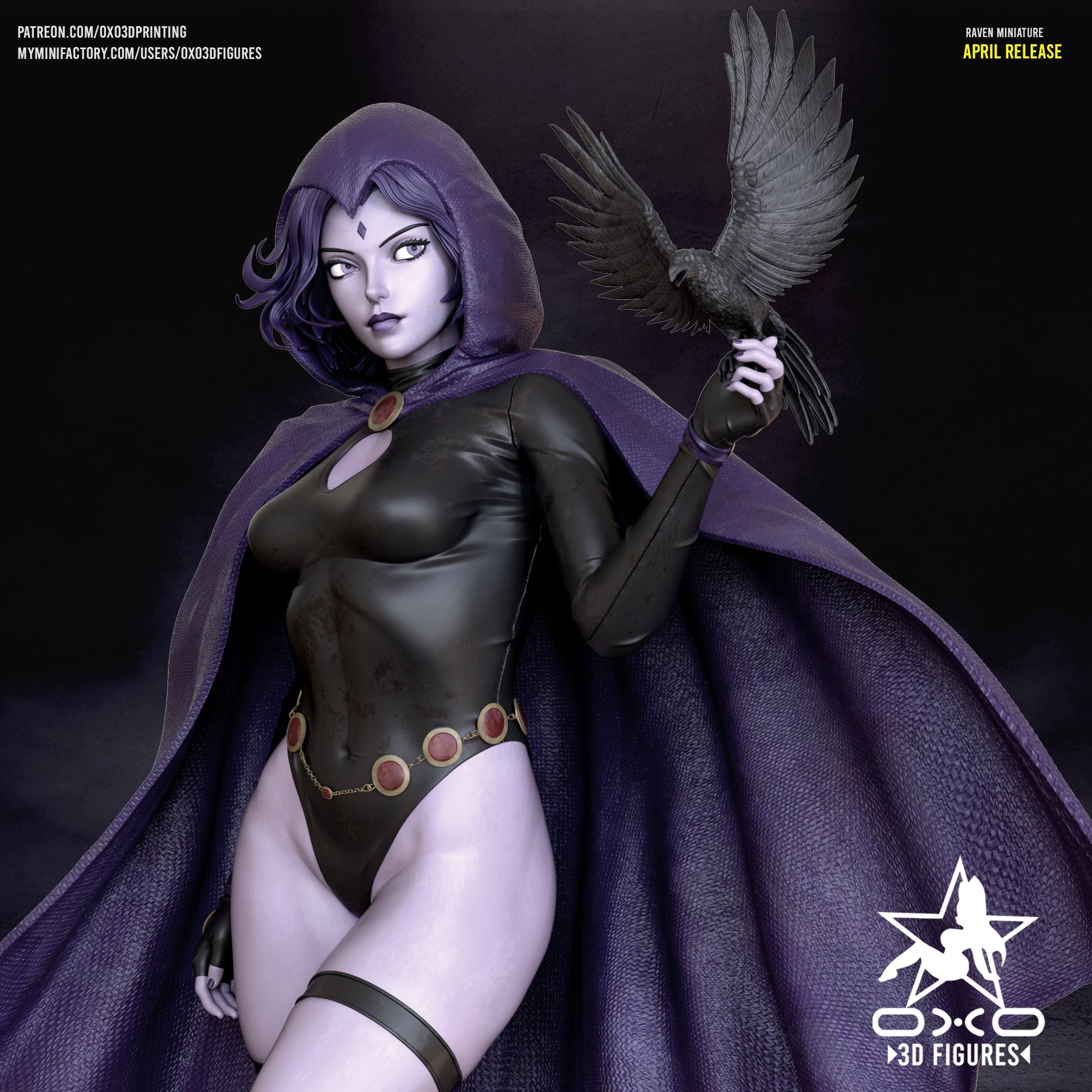 Raven - OXO3D - Dark Forge Arts