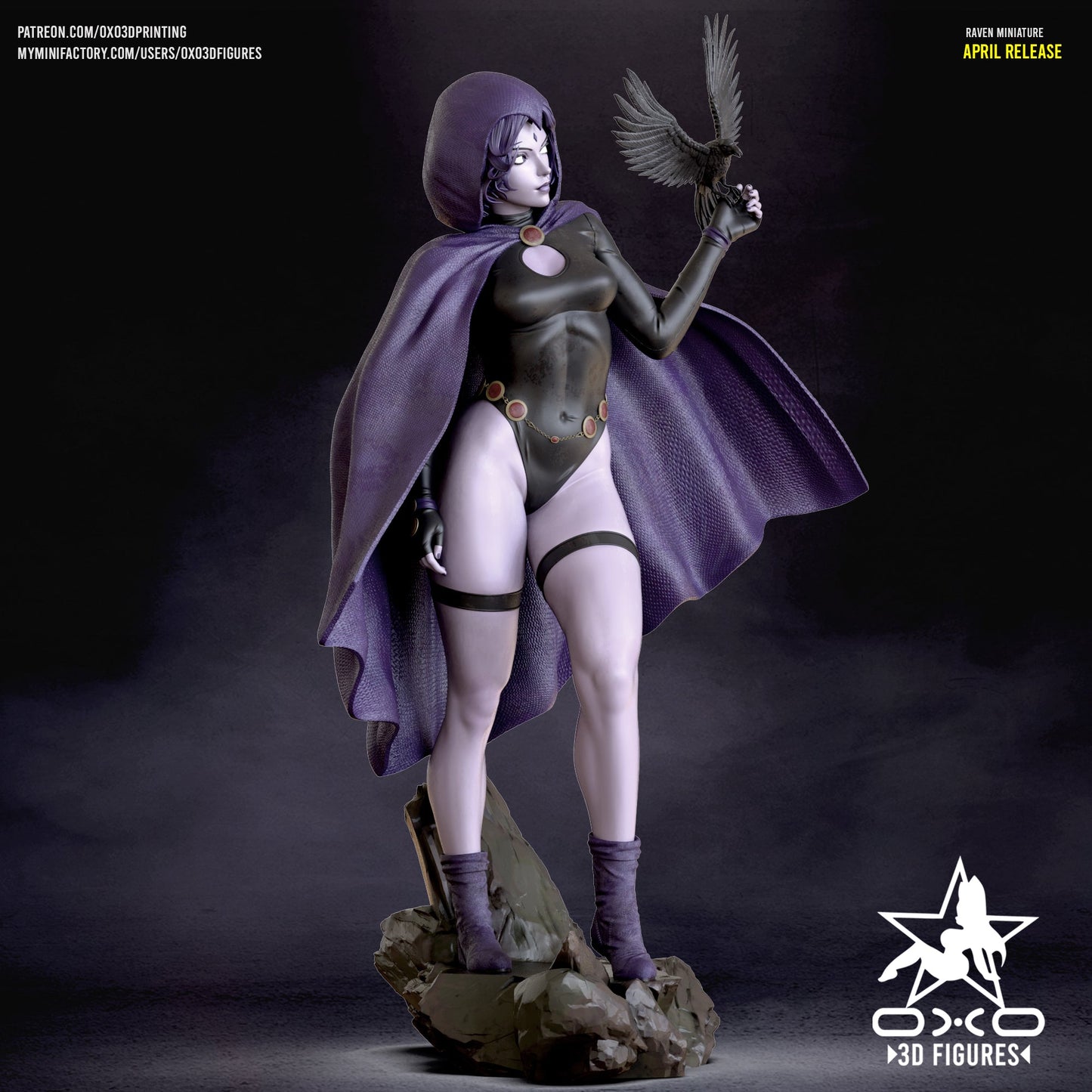 Raven - OXO3D - Dark Forge Arts