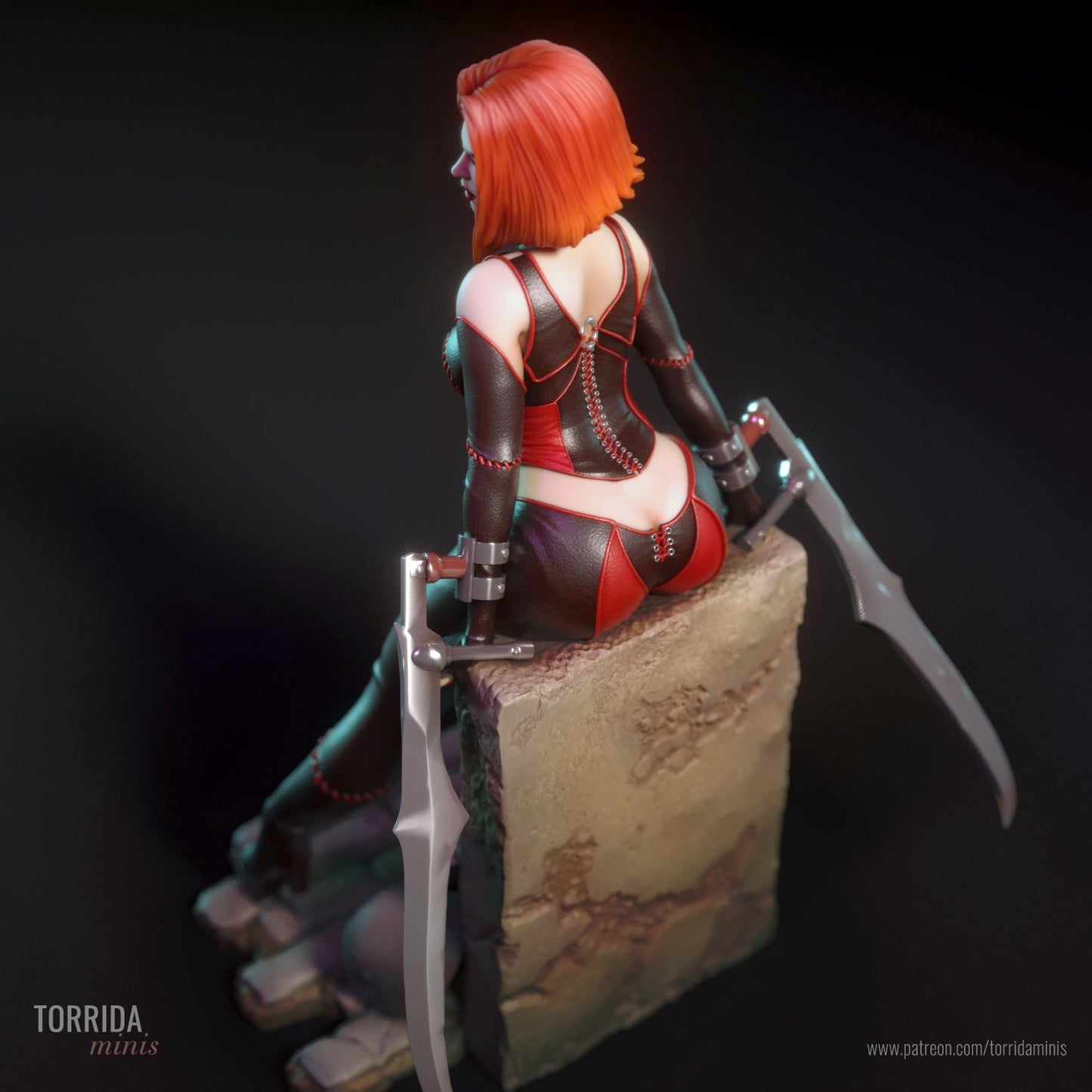Rayne - Torrida Minis - Dark Forge Arts