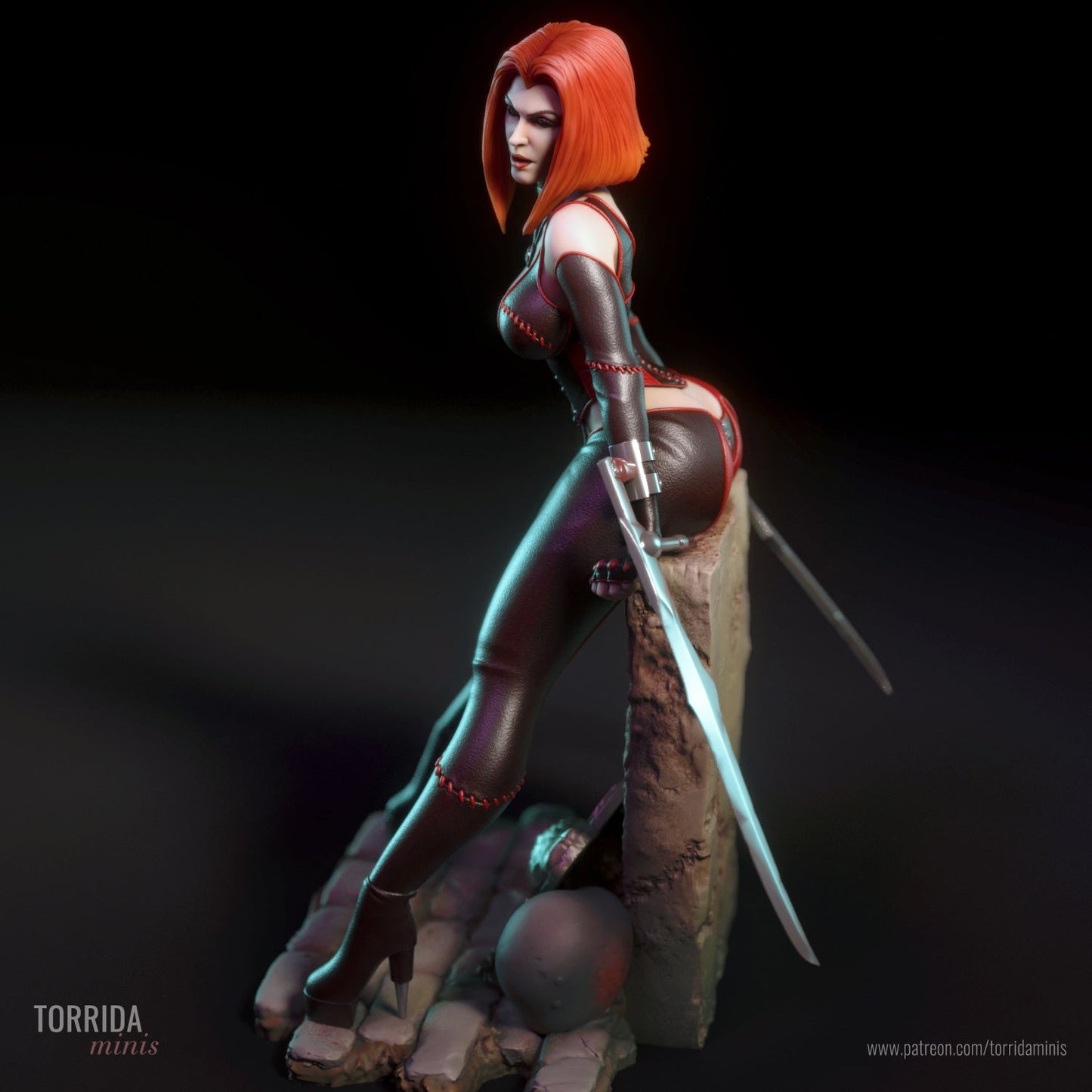 Rayne - Torrida Minis - Dark Forge Arts