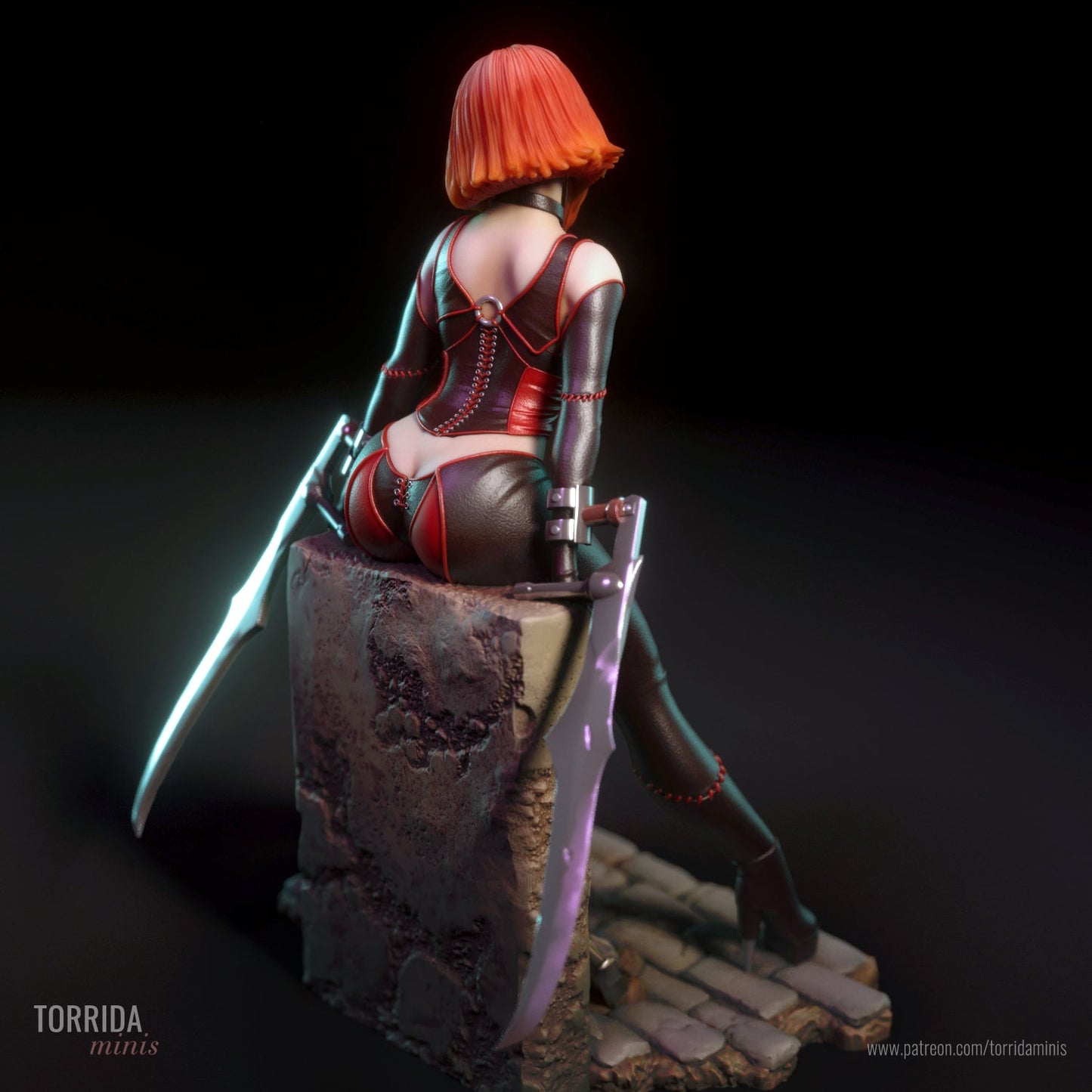 Rayne - Torrida Minis - Dark Forge Arts