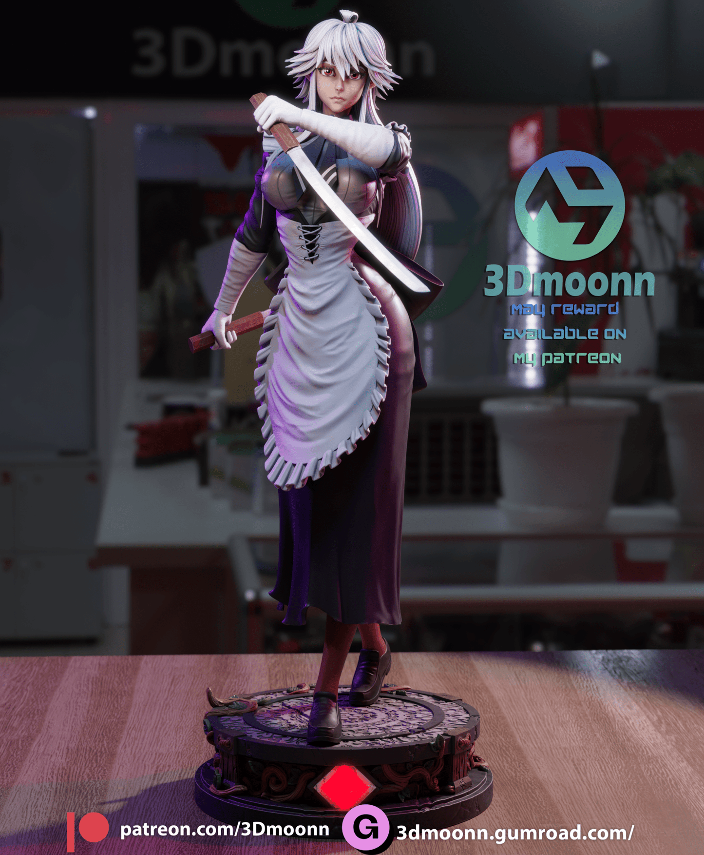 Reanette Elfelt - 3DMoonn - Dark Forge Arts