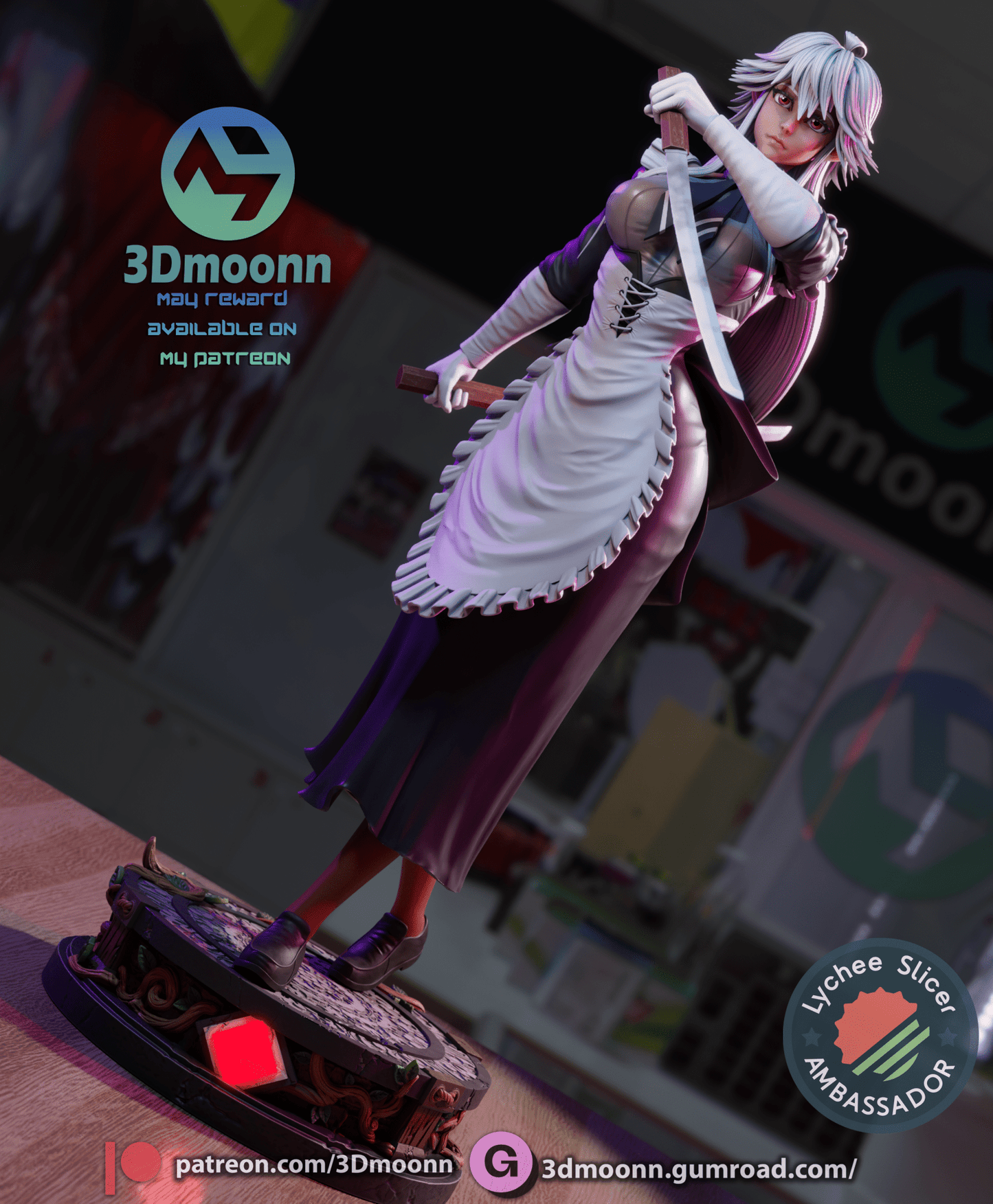 Reanette Elfelt - 3DMoonn - Dark Forge Arts