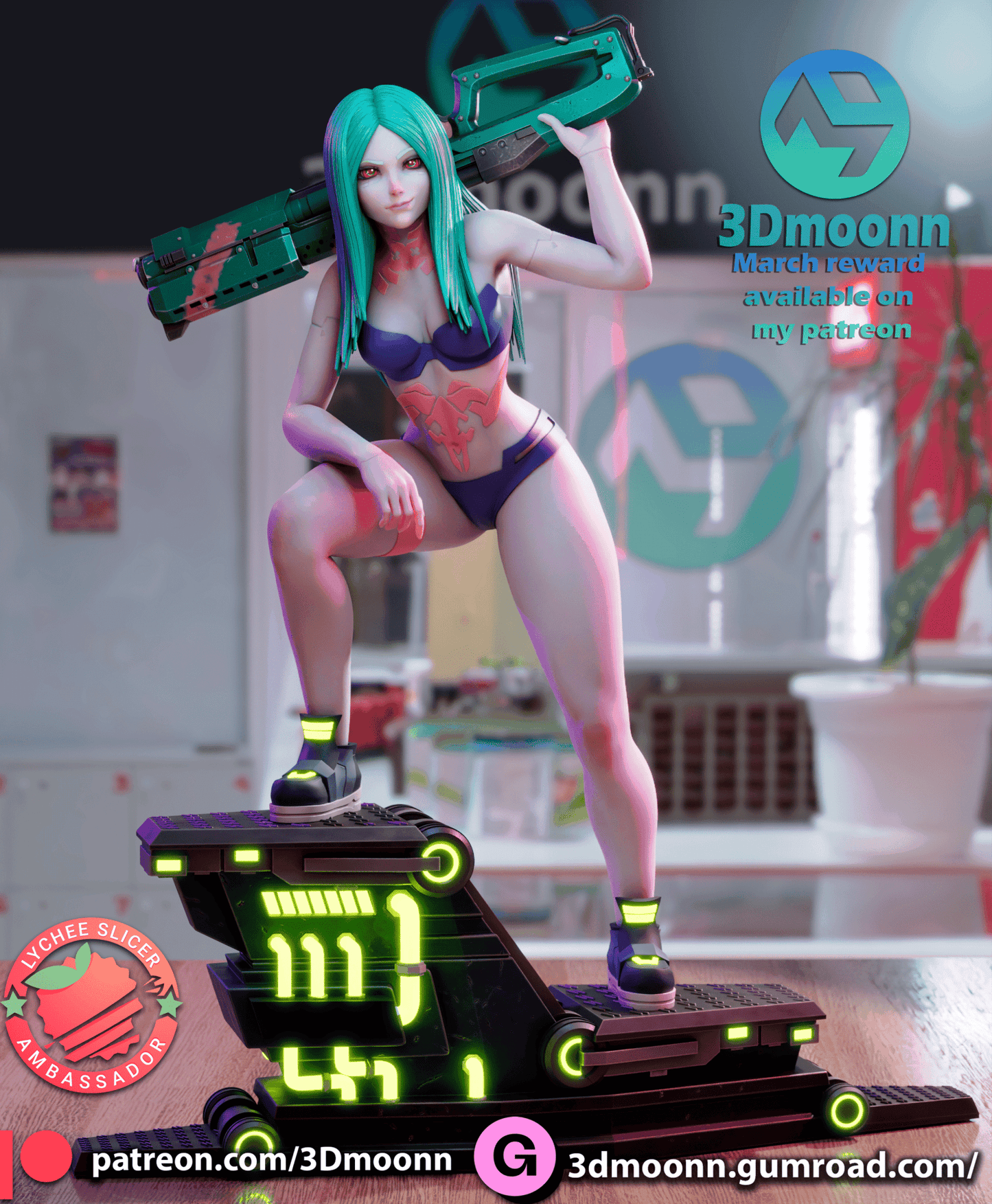 Rebecca - 3DMoonn - Dark Forge Arts
