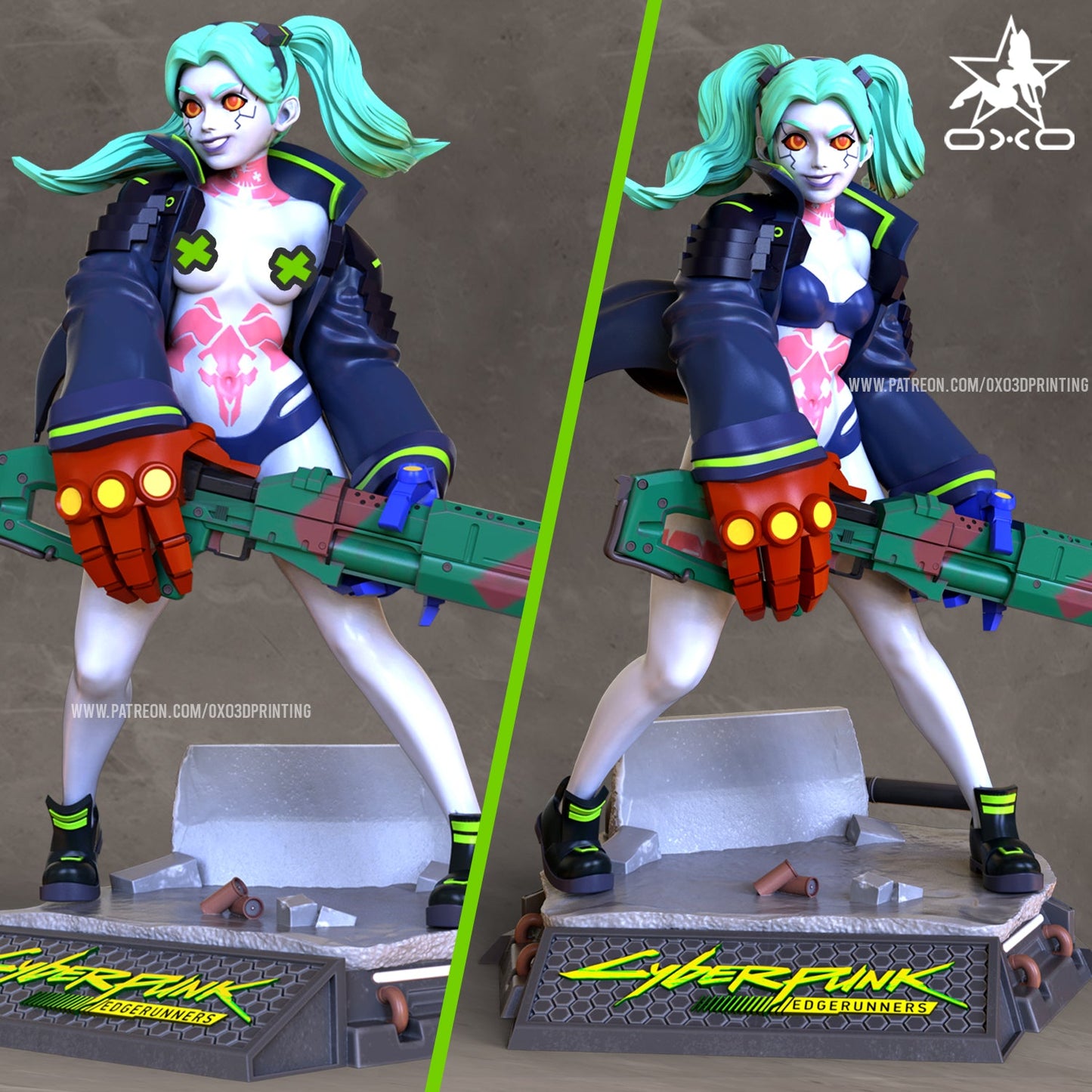 Rebecca Cyberpunk - OXO3D - Dark Forge Arts