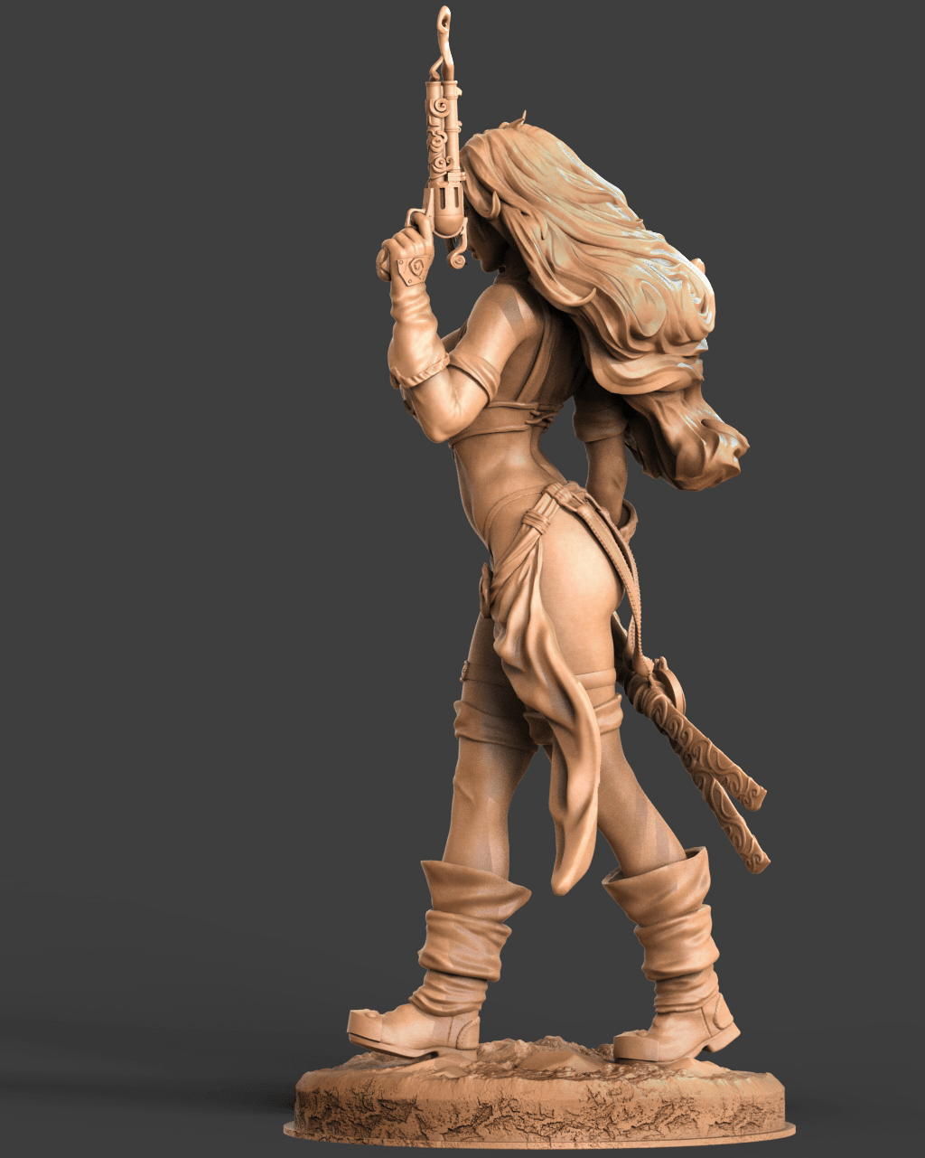 Red Monika - CA 3D Studios - Dark Forge Arts