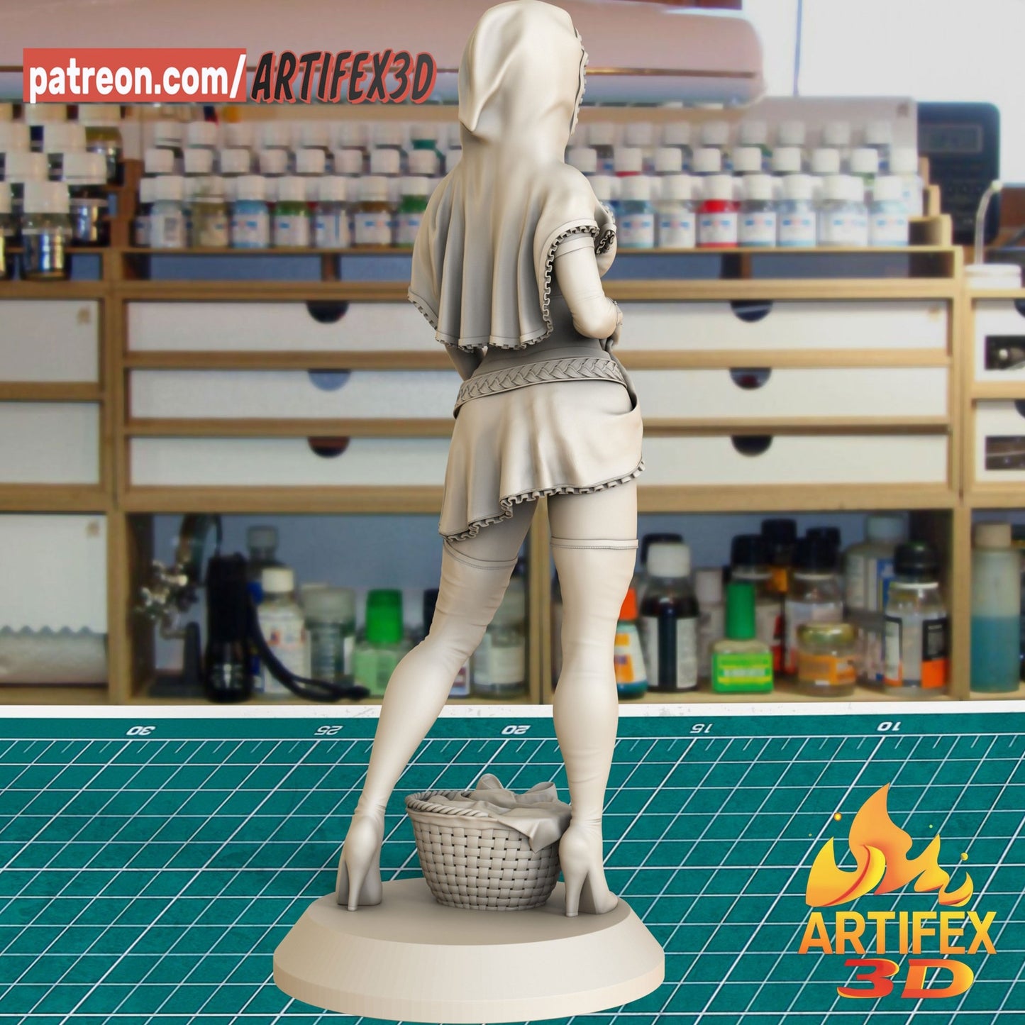 Red Riding Hood - Artifex3D - Dark Forge Arts