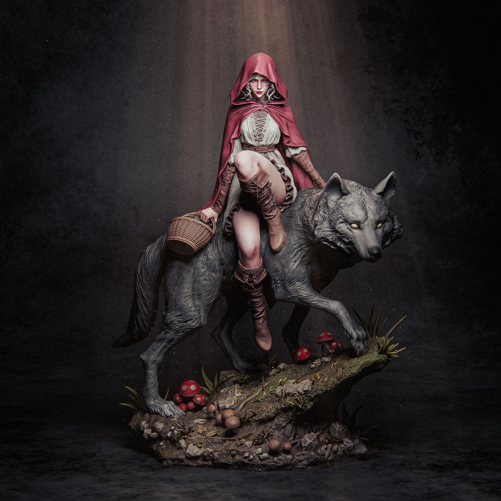 Red Riding Hood - CA 3D Studios - Dark Forge Arts