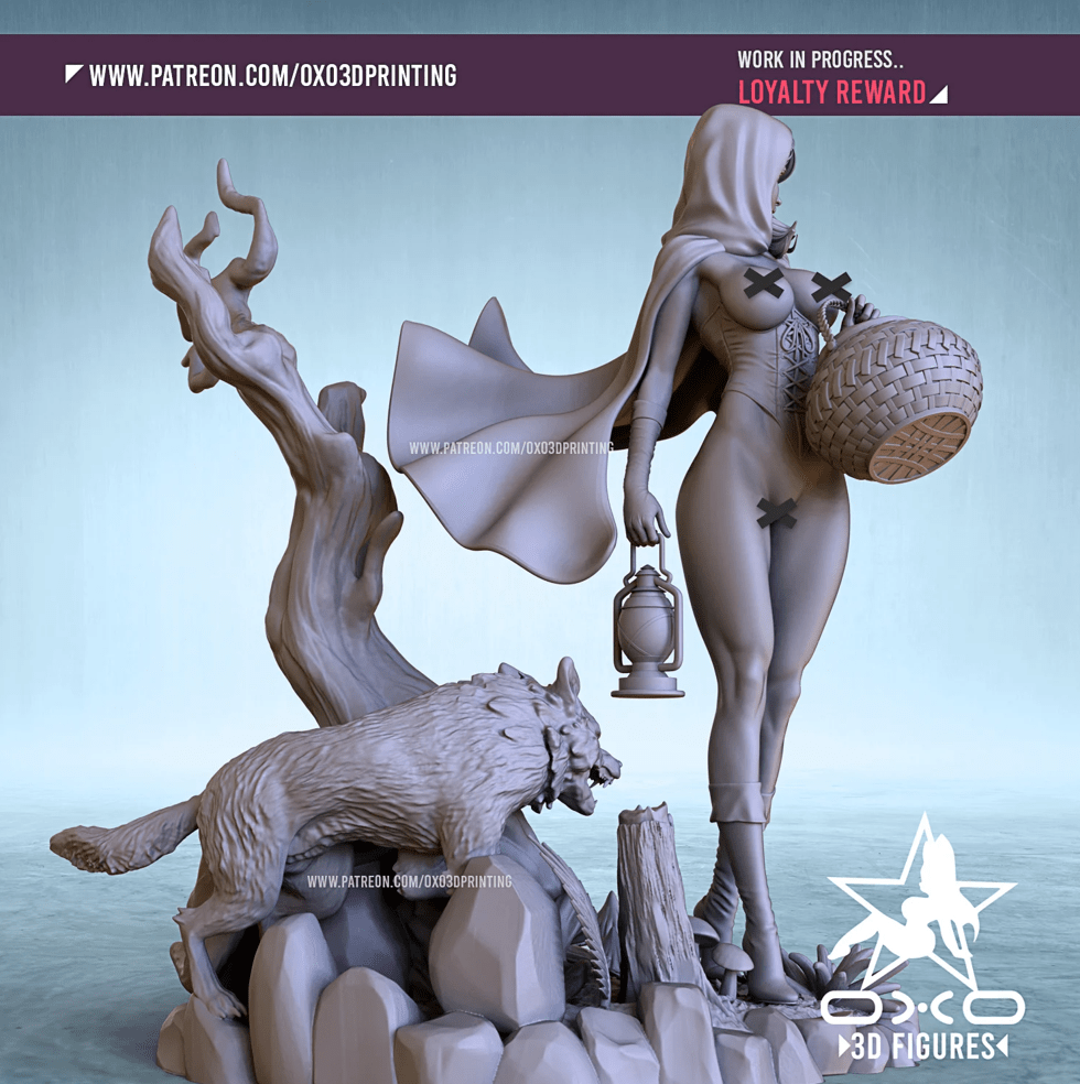 Red Riding Hood - OXO3D - Dark Forge Arts