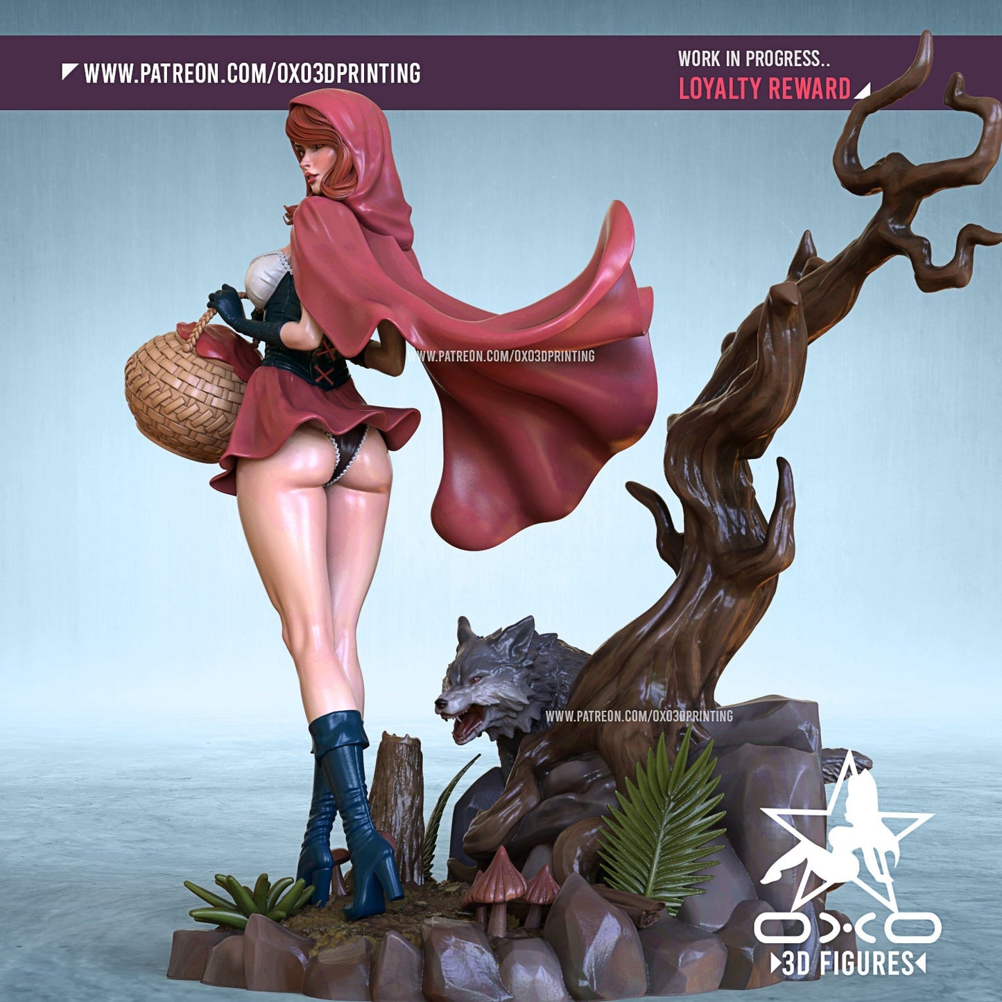 Red Riding Hood - OXO3D - Dark Forge Arts