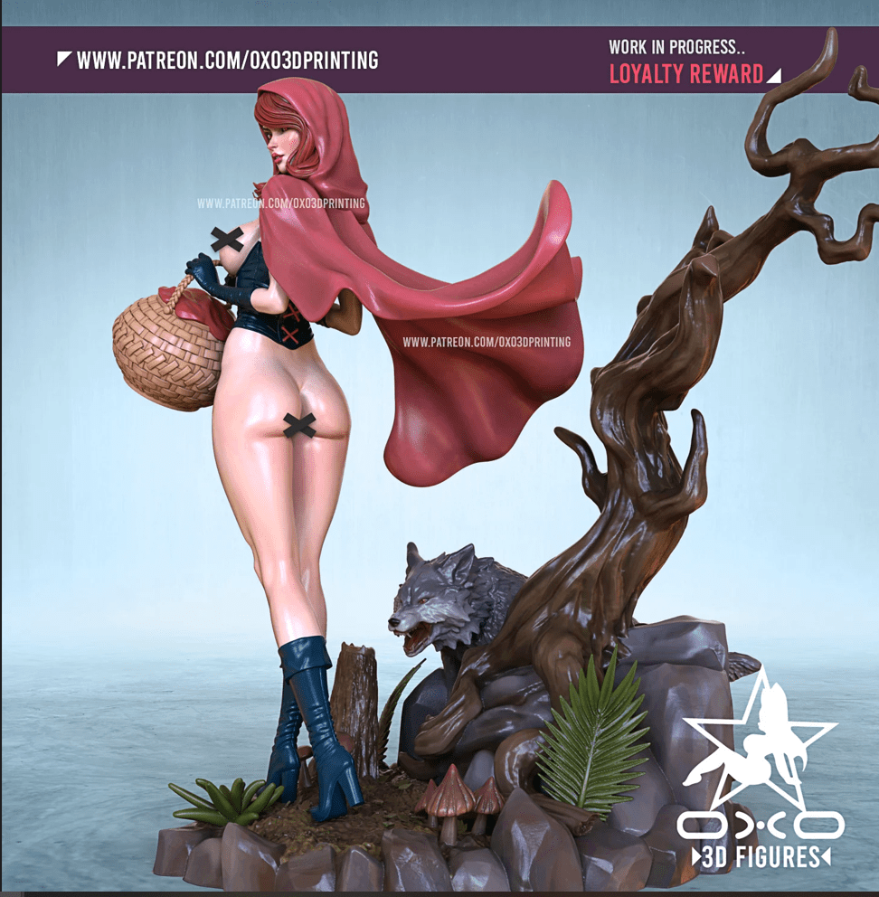 Red Riding Hood - OXO3D - Dark Forge Arts