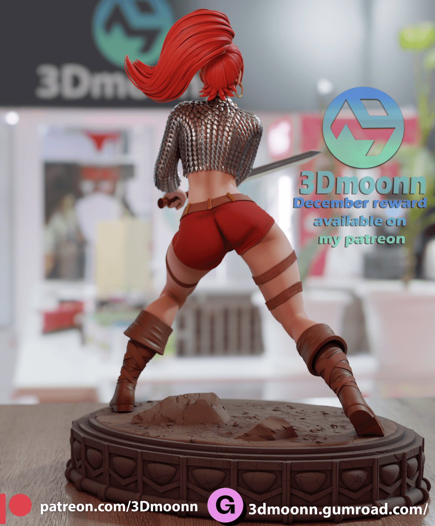 Red Sonja - 3DMoonn - Dark Forge Arts
