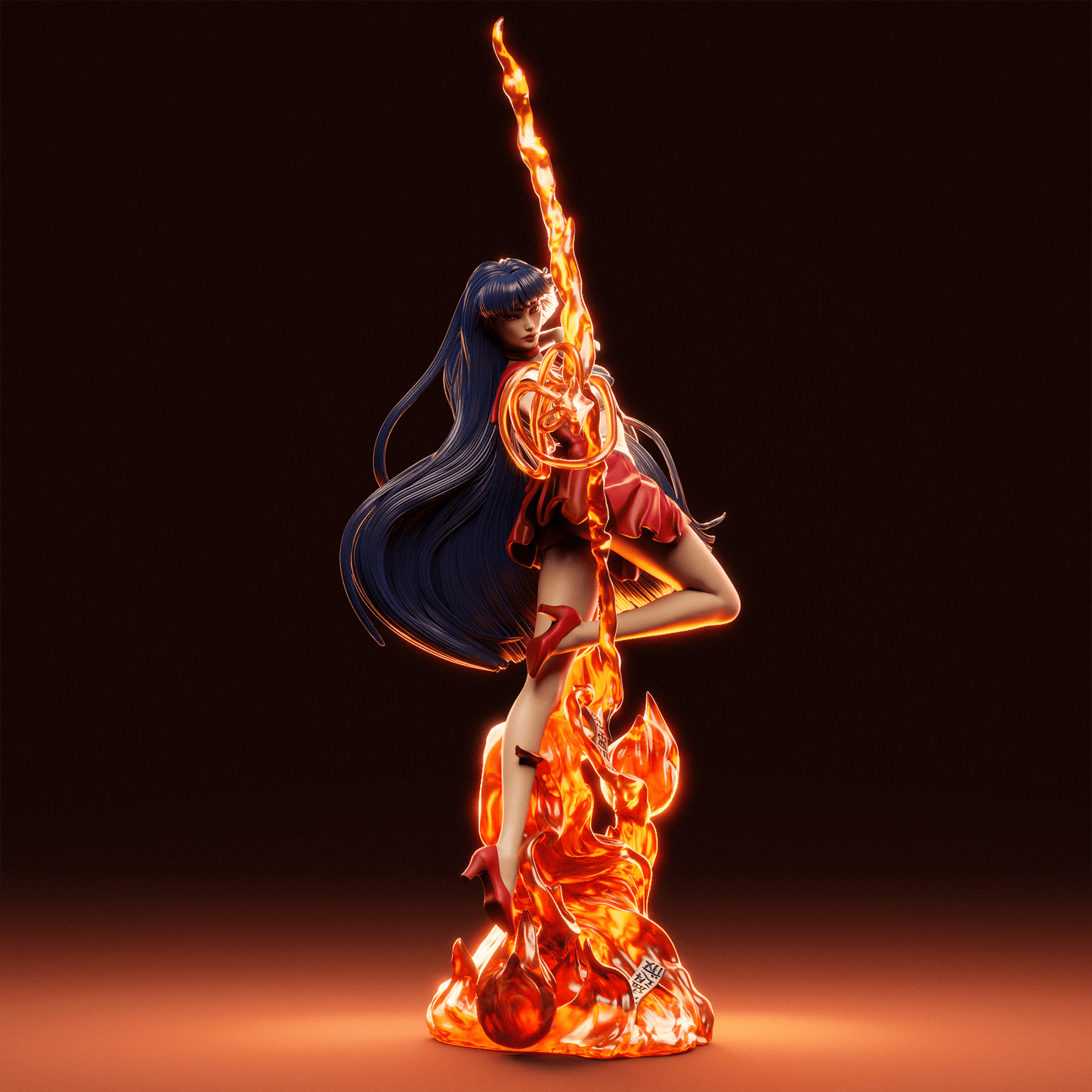 Rei Hino - CA 3D Studios - Dark Forge Arts