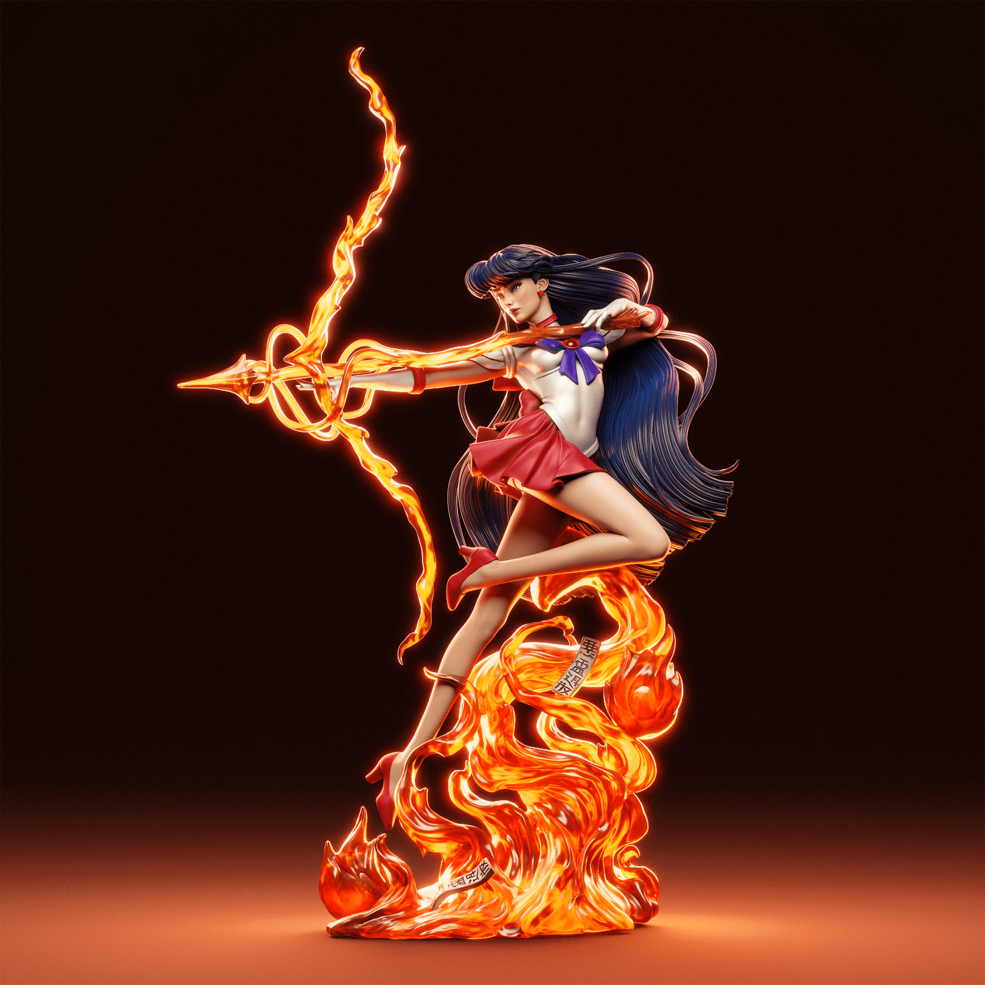 Rei Hino - CA 3D Studios - Dark Forge Arts